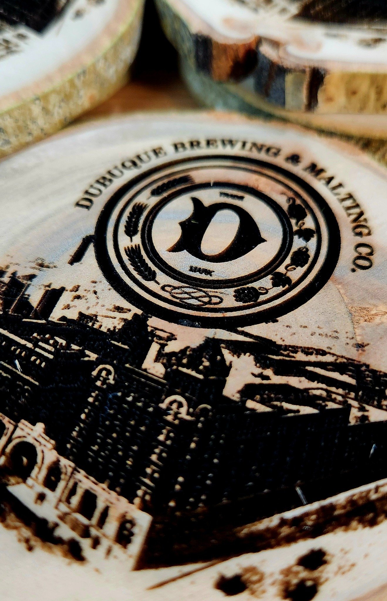 Dubuque Brewing &amp; Malting Co. we hardly knew ye. We thought this was a good wood engraving for the soon-to-be rubbish heap of its former glory. Word on the street is it's going to be a gas station and a new bank like true Dubuque fashion, then pr