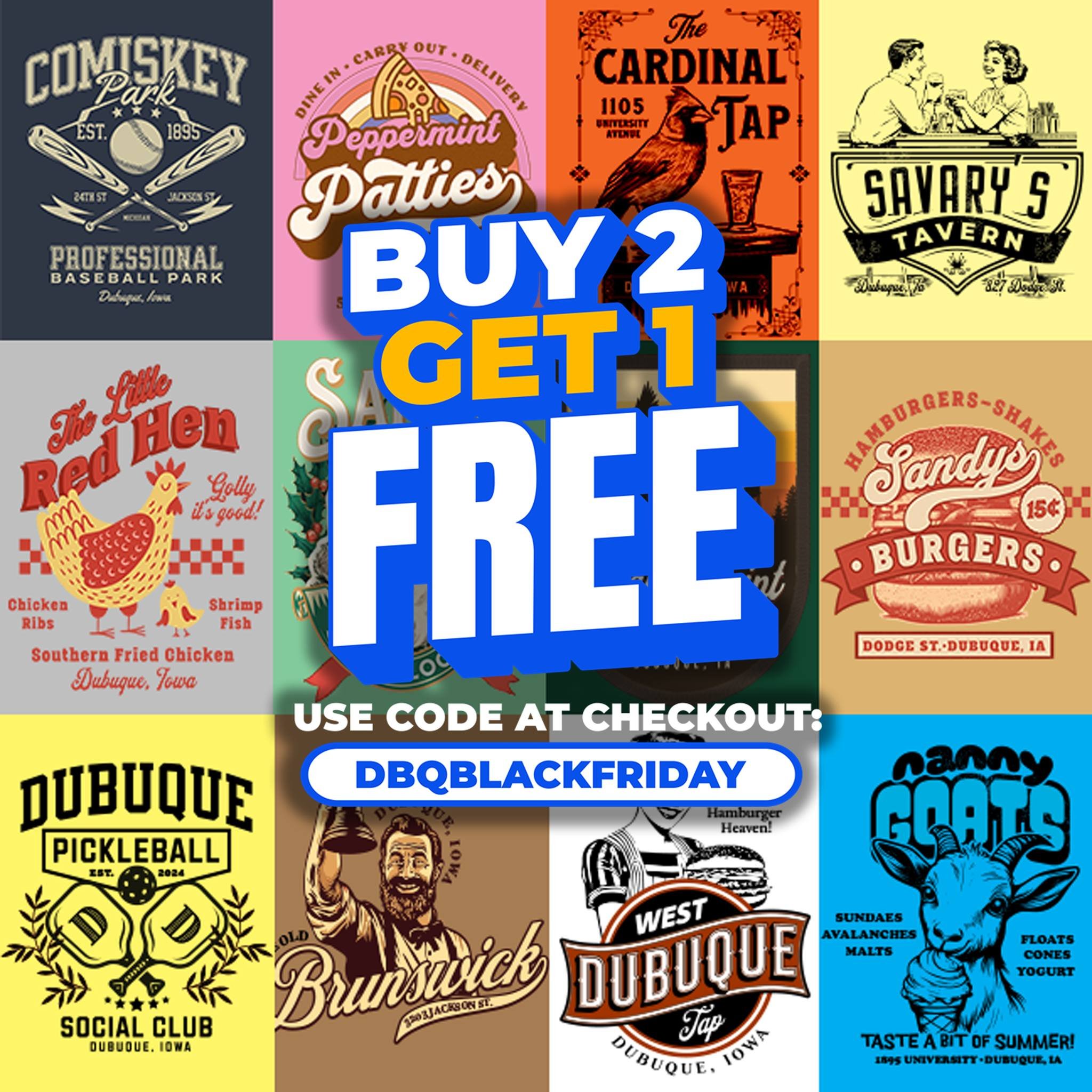 Hey Friends, We decided to run this special till Cyber Monday so please stop by the site and take advantage of this deal. Use code: DBQBLACKFRIDAY at checkout. #dubuque #dubuqueiowa #dubuqueclothingco #zalaznikcreative