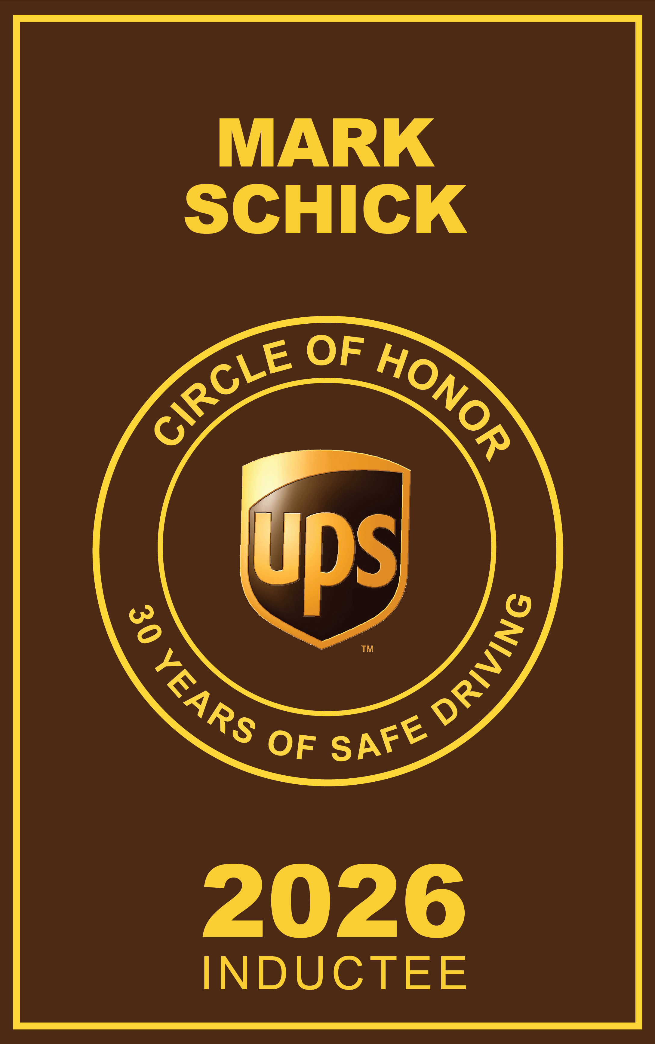 UPS Circle of Honor Banner (30" x 48")