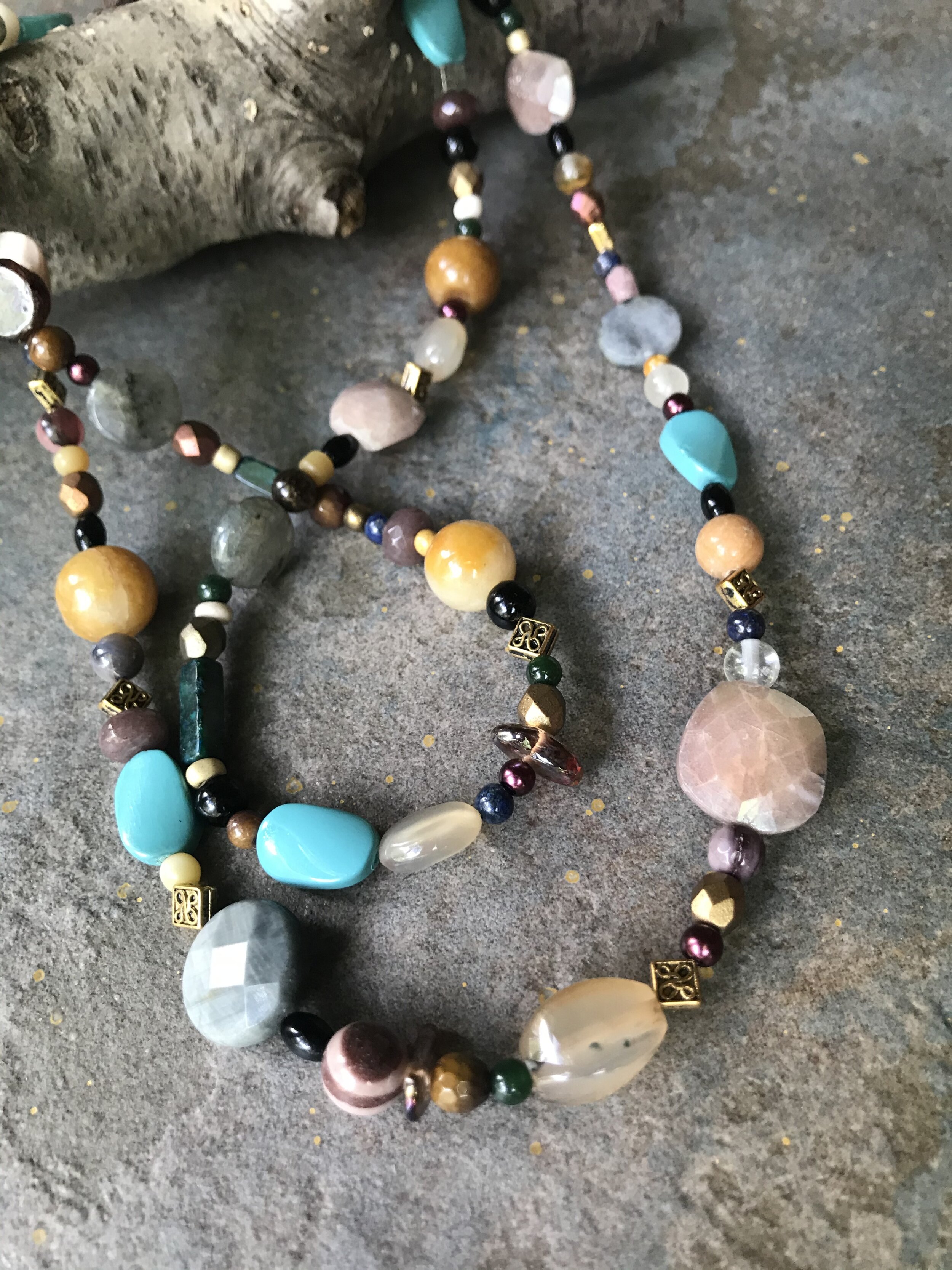 gemstone handmade unique choker necklaces — Jill's Jewelry