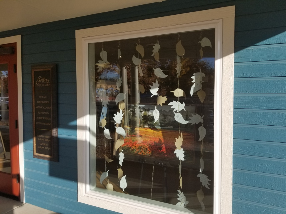 Front window displays with movement can make the most impact.