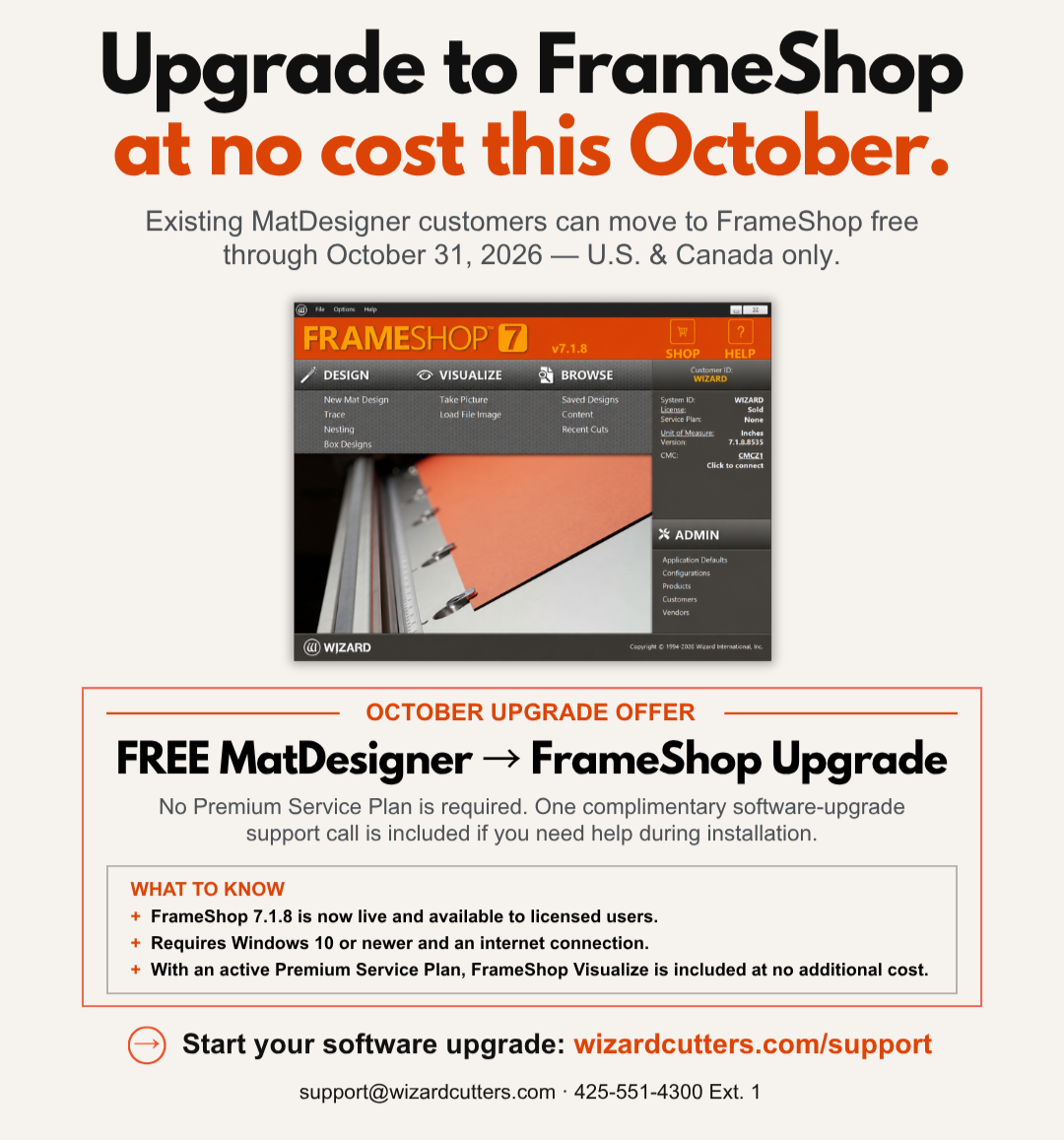 Wizard October Sales Promo Graphic