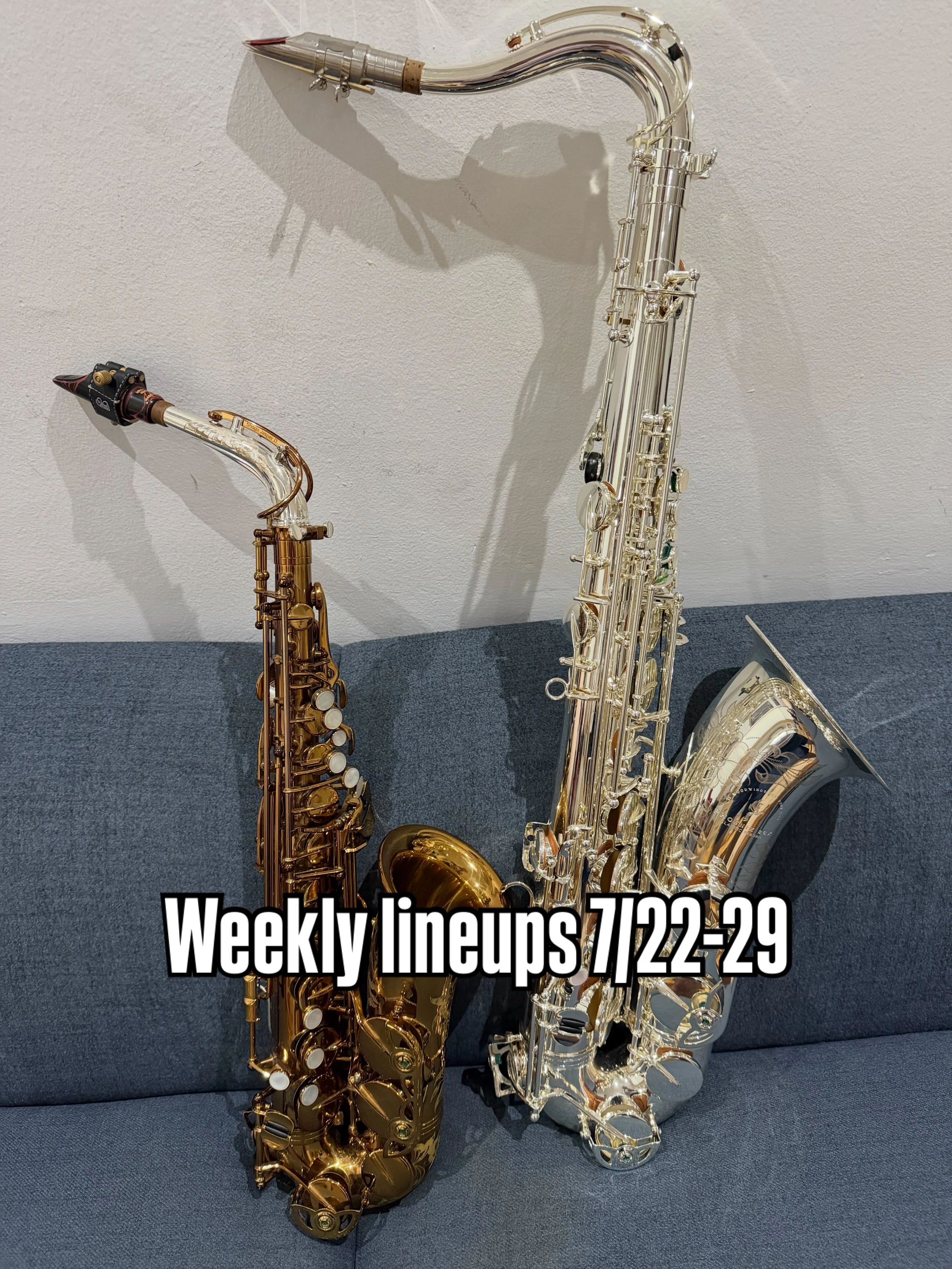 Forgot to take a picture last Thursday so here&rsquo;s 6/7 days of horn practice. 

Recap: alto got lots of love. More flutes next week
