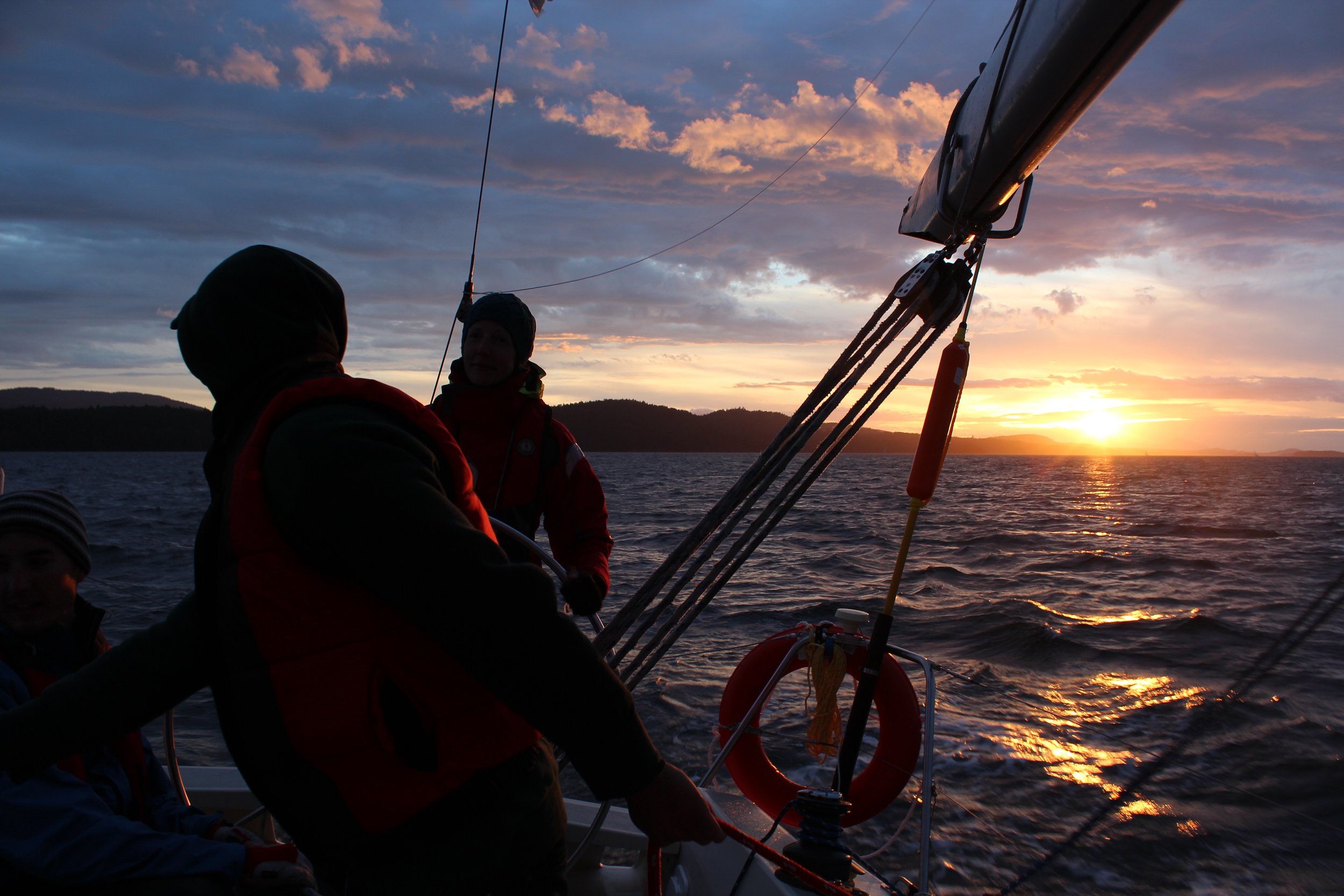 Sailing into the night Round Salt Spring Race.jpg