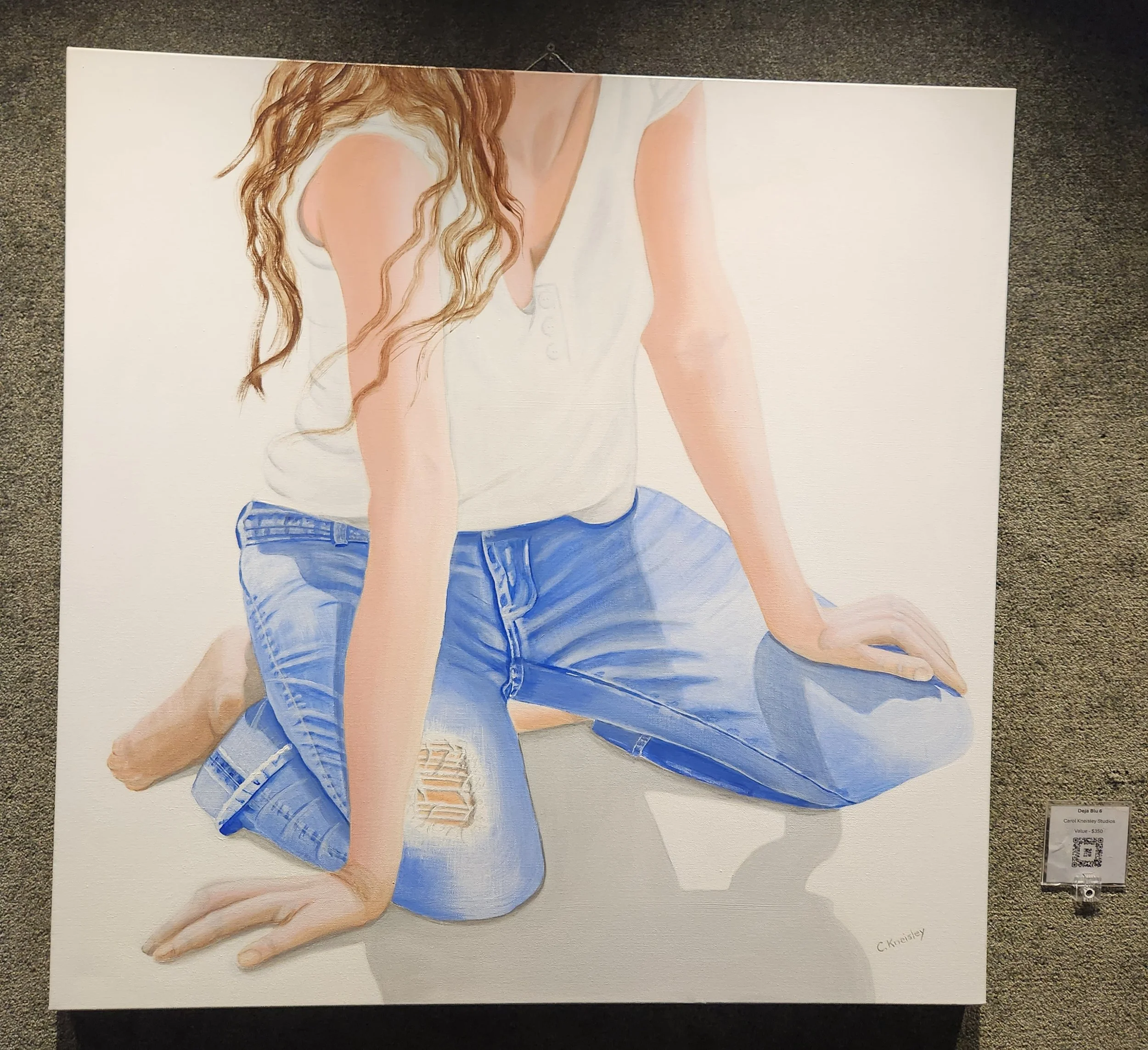 Value $350 - Deja Blu 6 by Carol Kneisley
