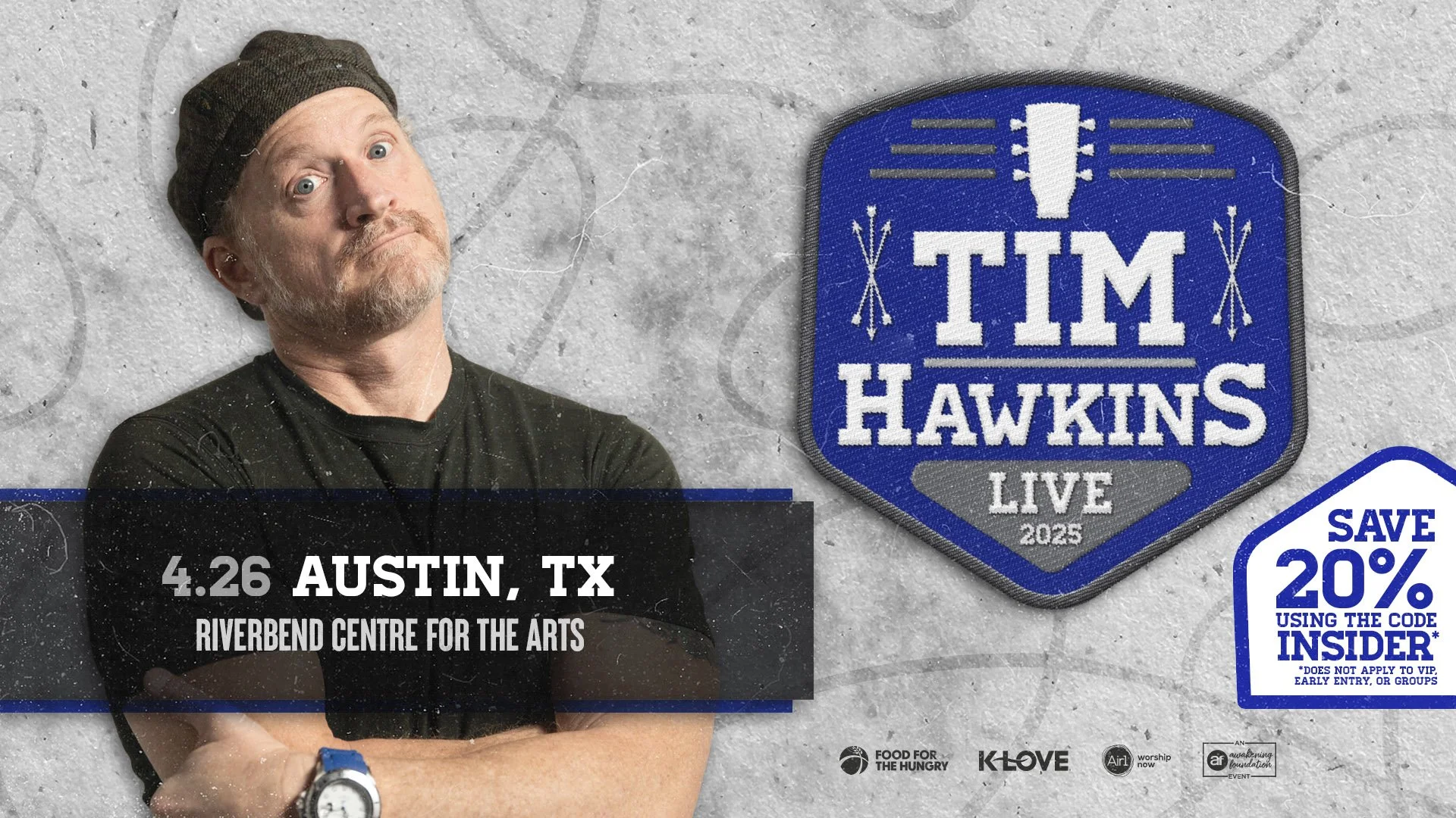 Tim Hawkins Live — Riverbend Centre for the Arts