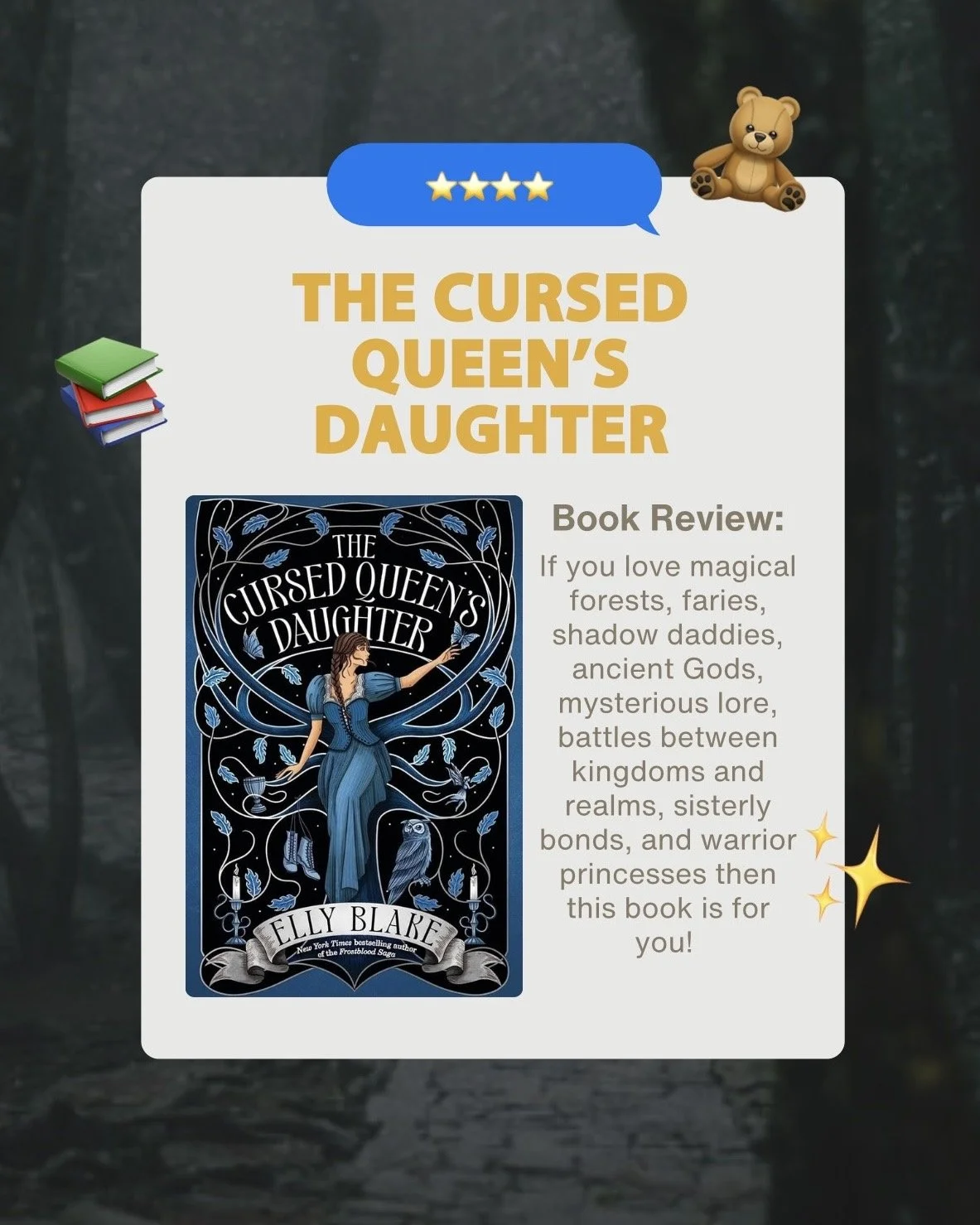 Book Review: The Cursed Queen’s Daughter, Elly Blake