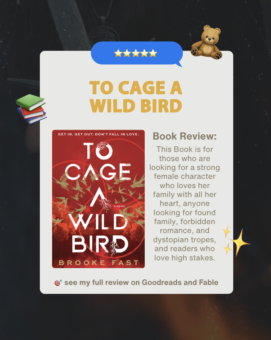 Book Review: To Cage a Wild Bird, Brooke Fast