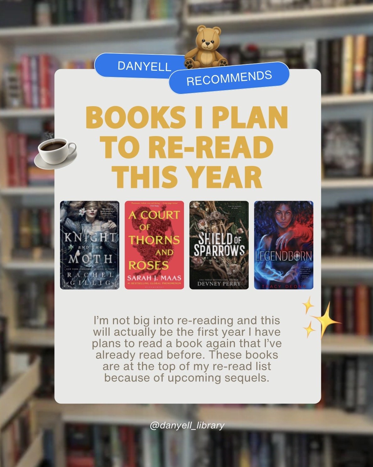 Books I plan to re-read soon