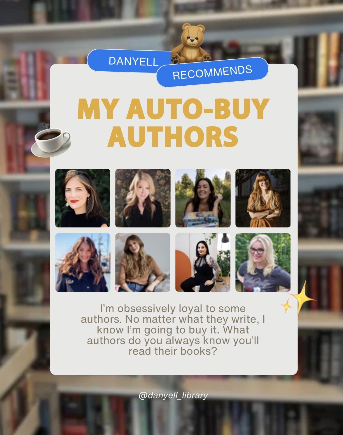My auto-buy authors