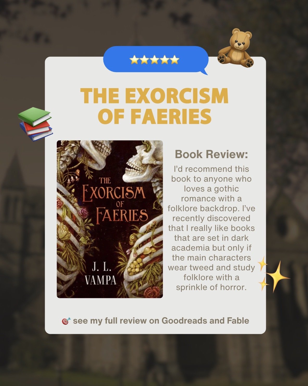 Book Review: The Exorcism of Faeries , J.L. Vampa