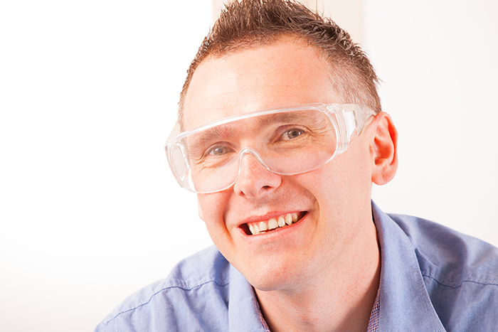 Safety googles for beer line cleaning
