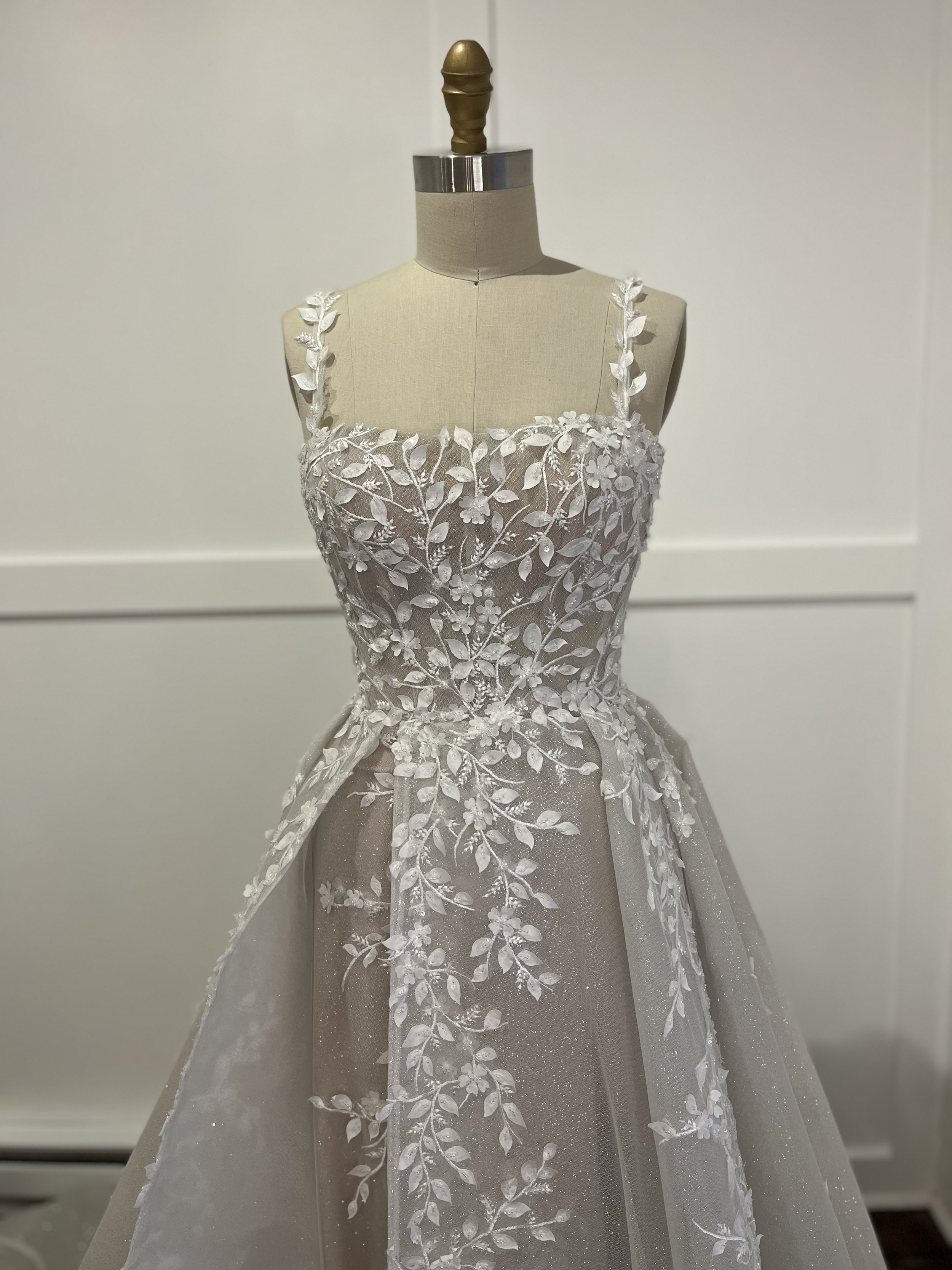 Madi Lane Pia Wedding Gown Bodice detail