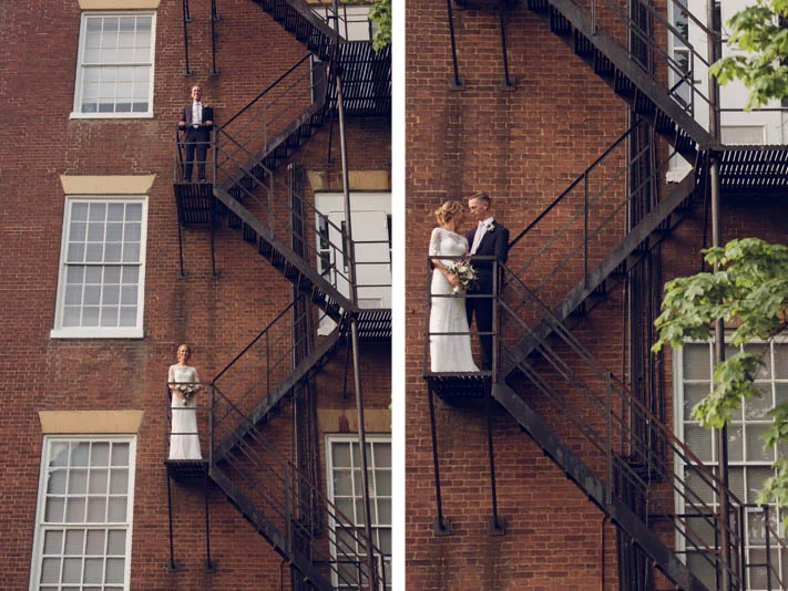 Chelsey-Dylan-Couture-Closet-Elaina-Janes-Photography-Fire-Escape.jpg