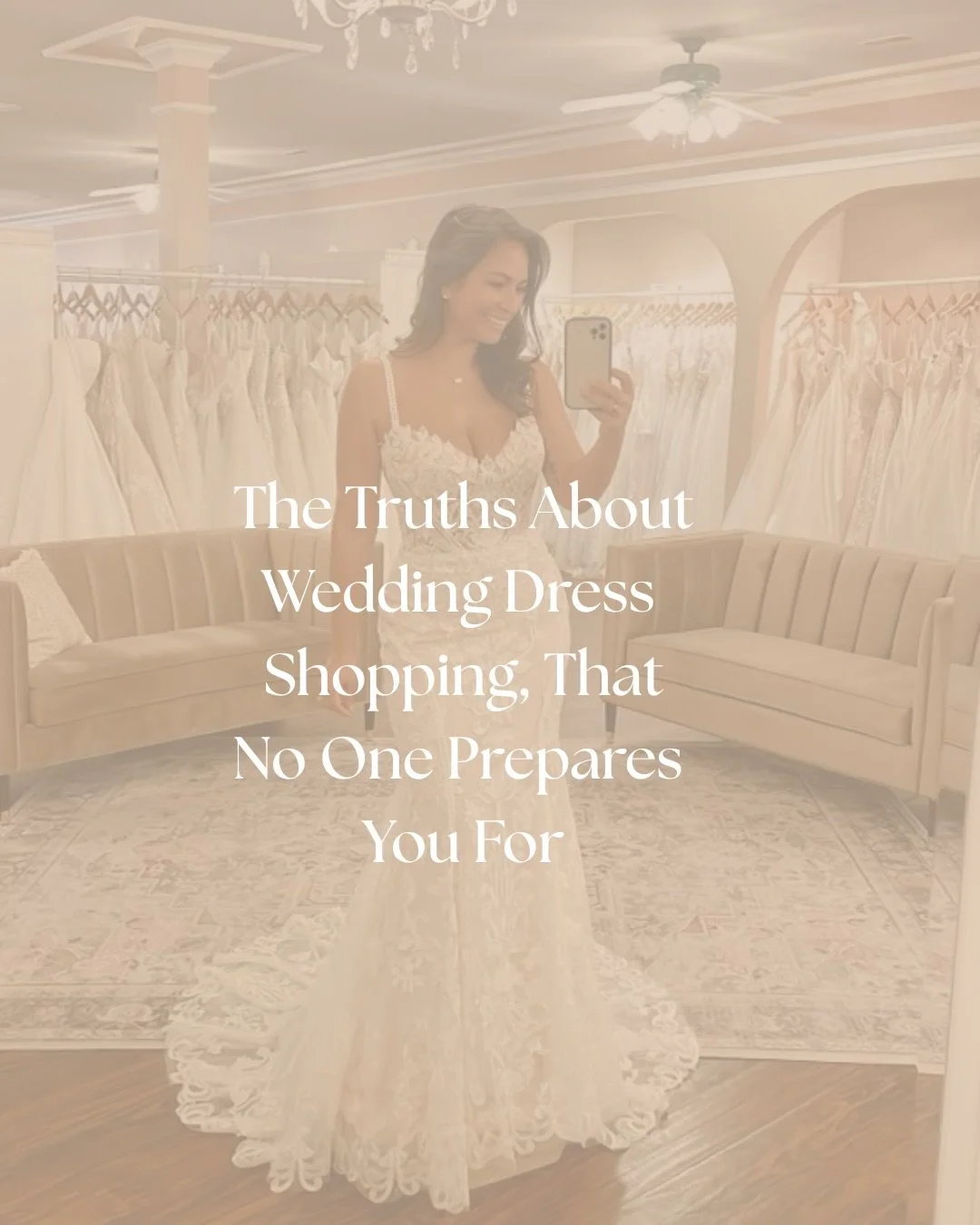 An honest look into dress shopping. It can feel overwhelming but we are here to hold your hand the whole way! We will always answer questions and be honest and transparent with you! 🤍