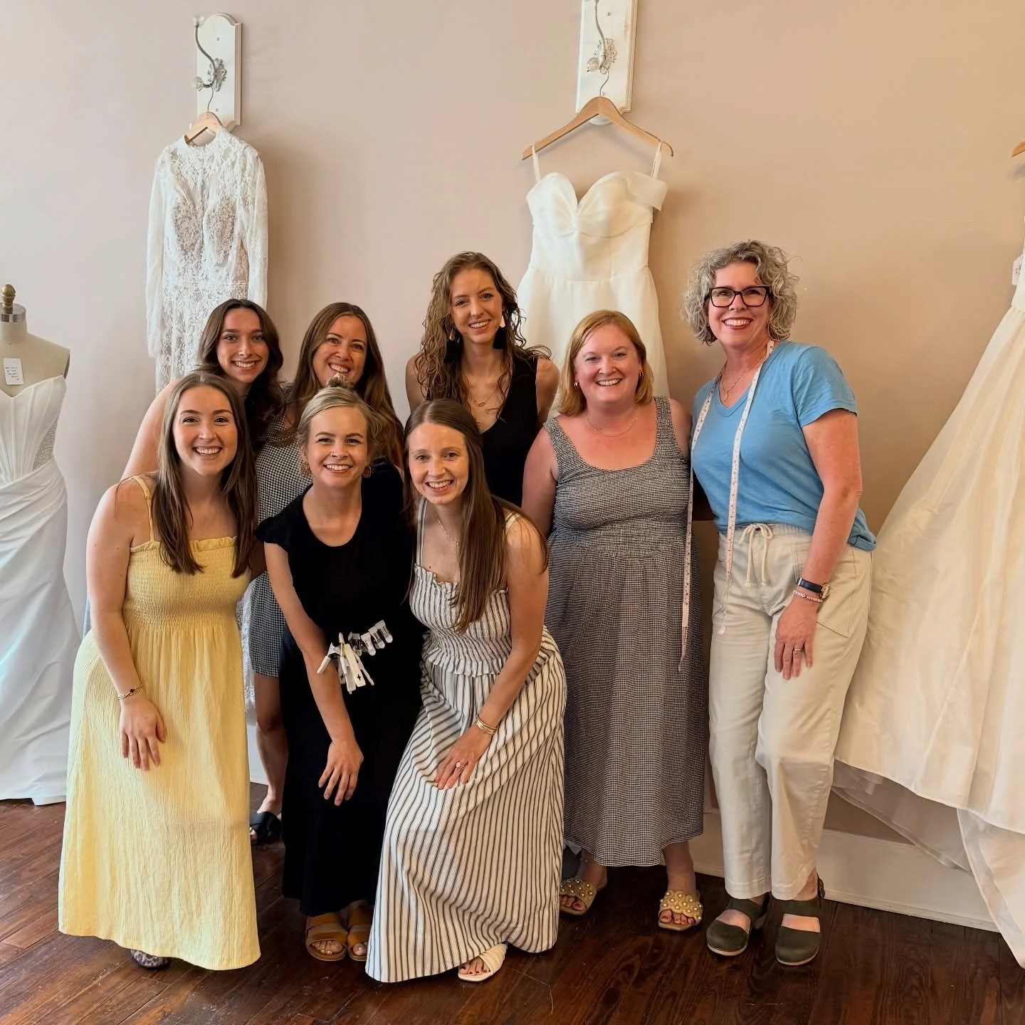 THANK YOU TO ALL OF THE SAMPLE SALE SHOPPERS TONIGHT! Every single one of you were such a joy to work with!  These Sample Sale events are so much fun but if you want the real Couture Closet experience and need a dress on a budget or need one quickly,