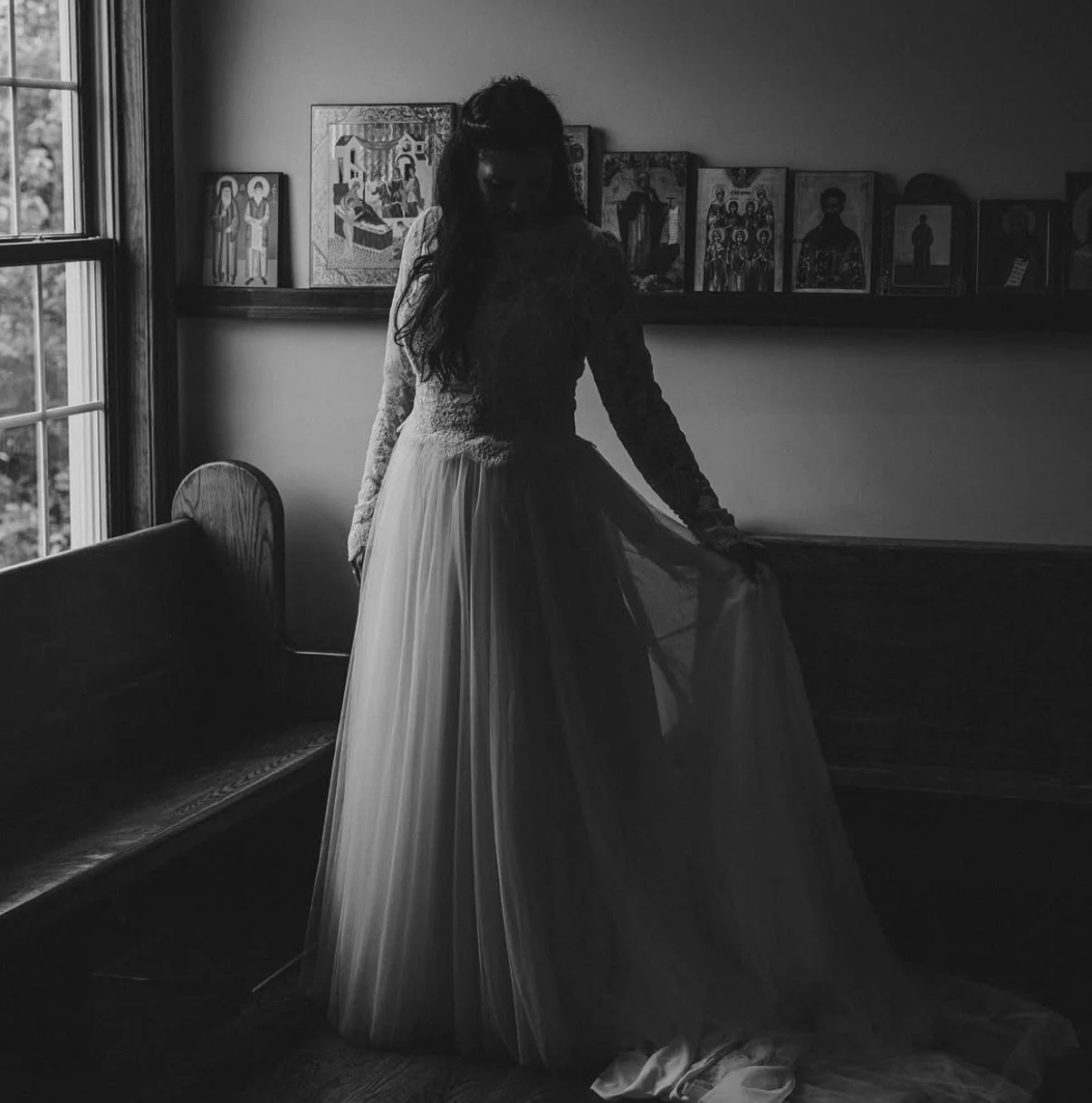 When our brides come in with a vision, it&rsquo;s our job to help them make it come true! When our bride was looking for a beautiful A-Line gown with a long sleeve lace bodice, we helped create just that! Sometimes we do it with accessories, sometime