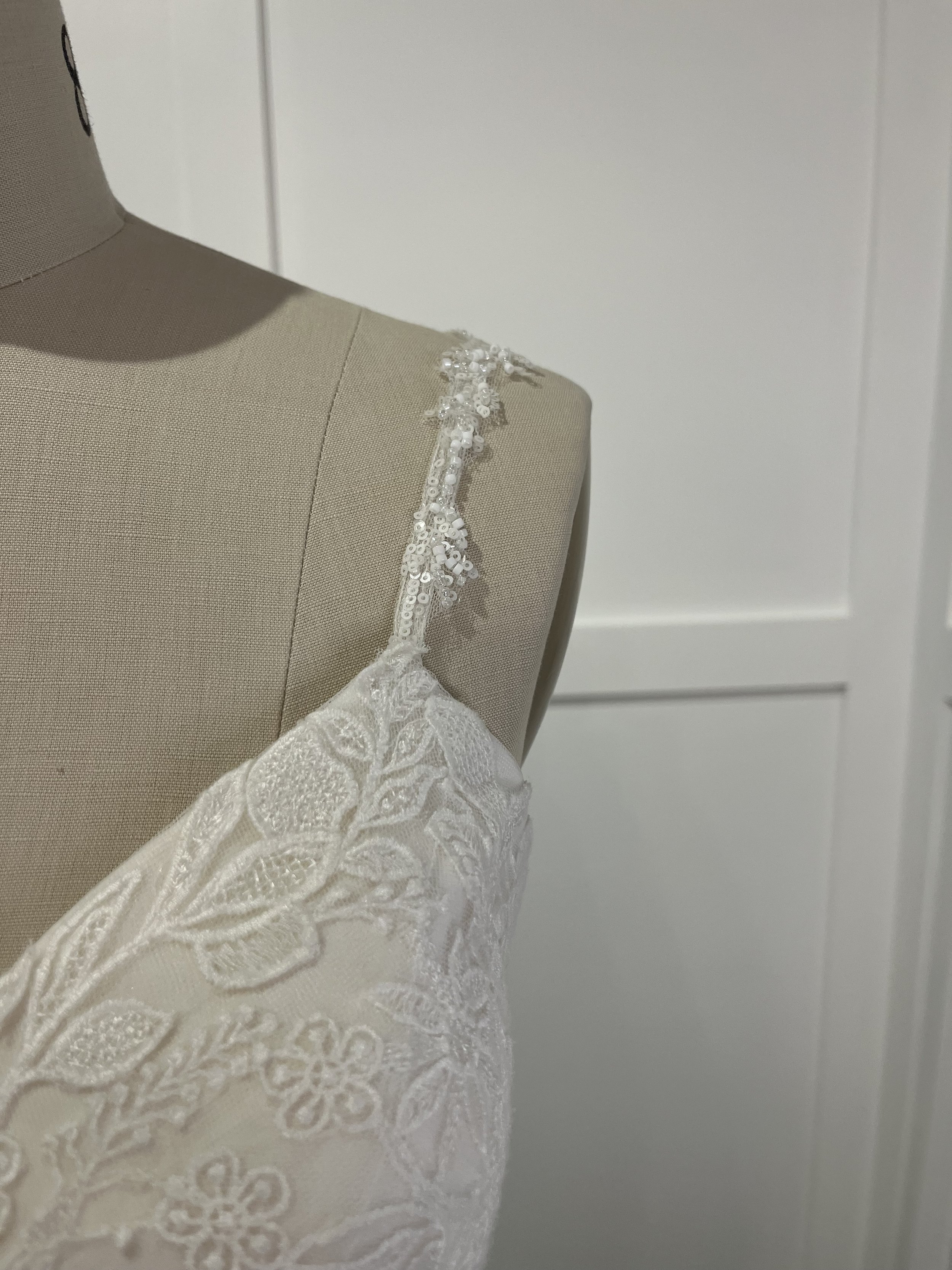 Eddy K Elise Wedding Gown Strap Detail