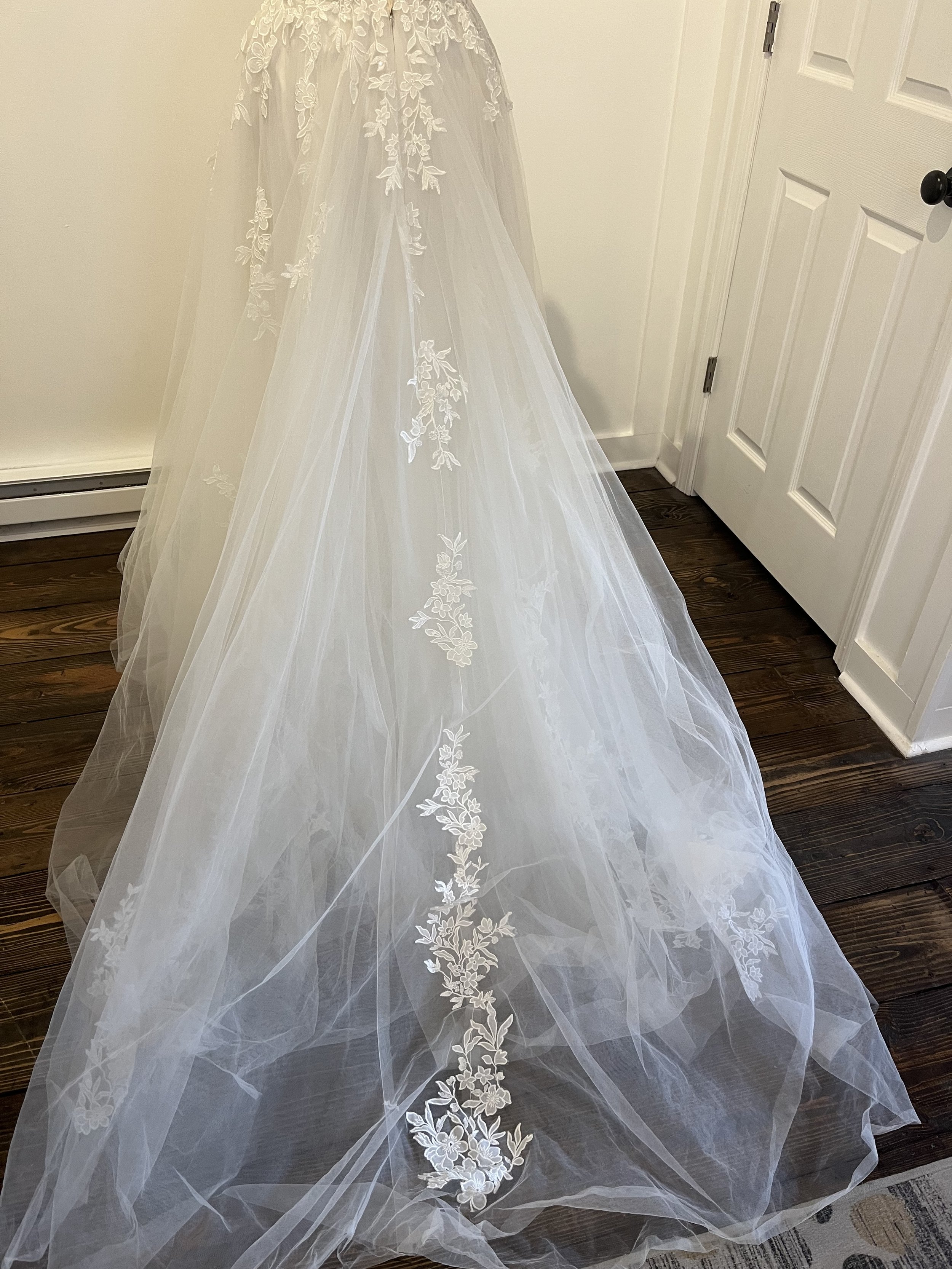 Lillian West 66306 Wedding Gown Train Detail