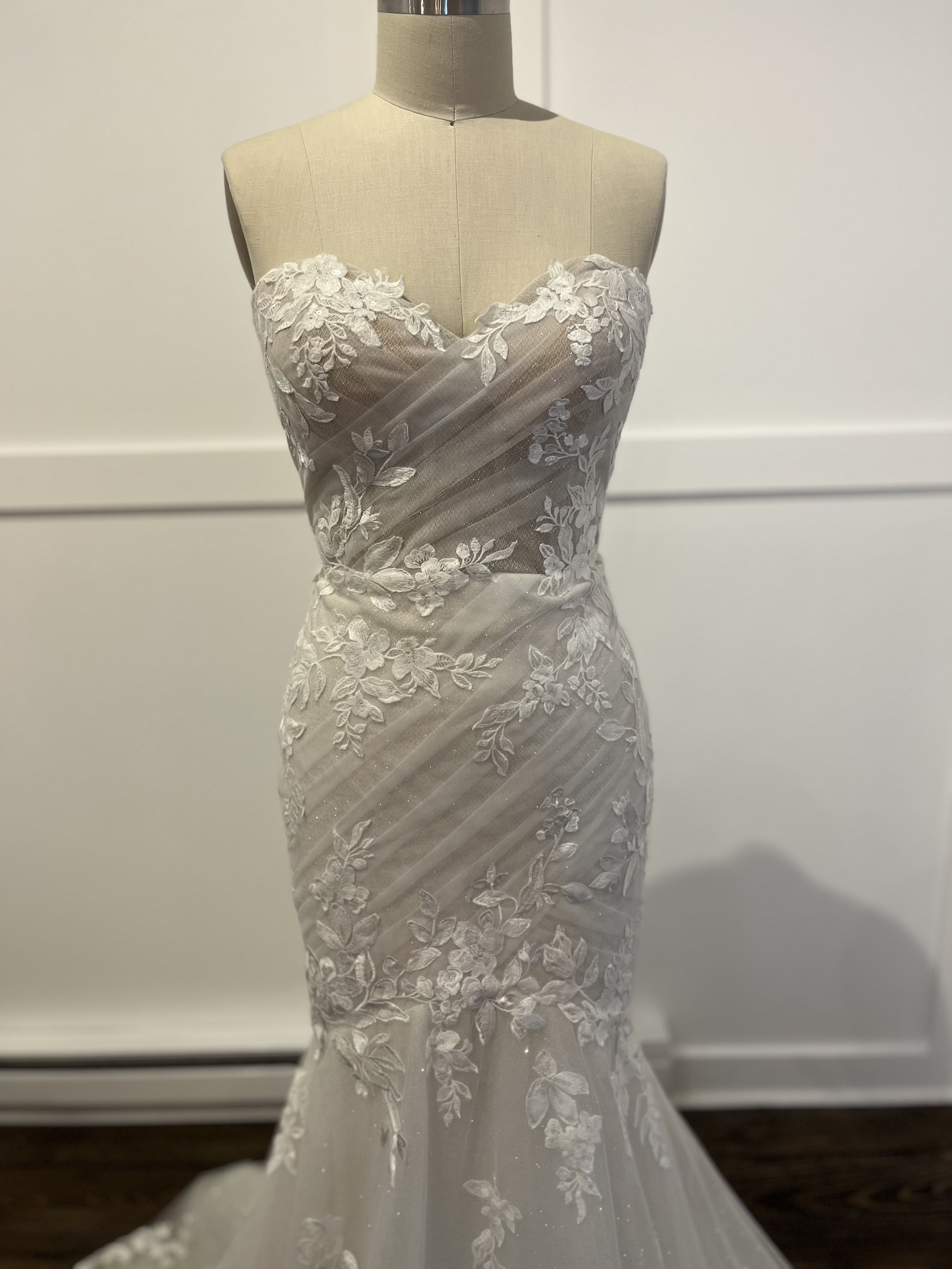 Madi Lane Pascale Wedding Gown Bodice Detail