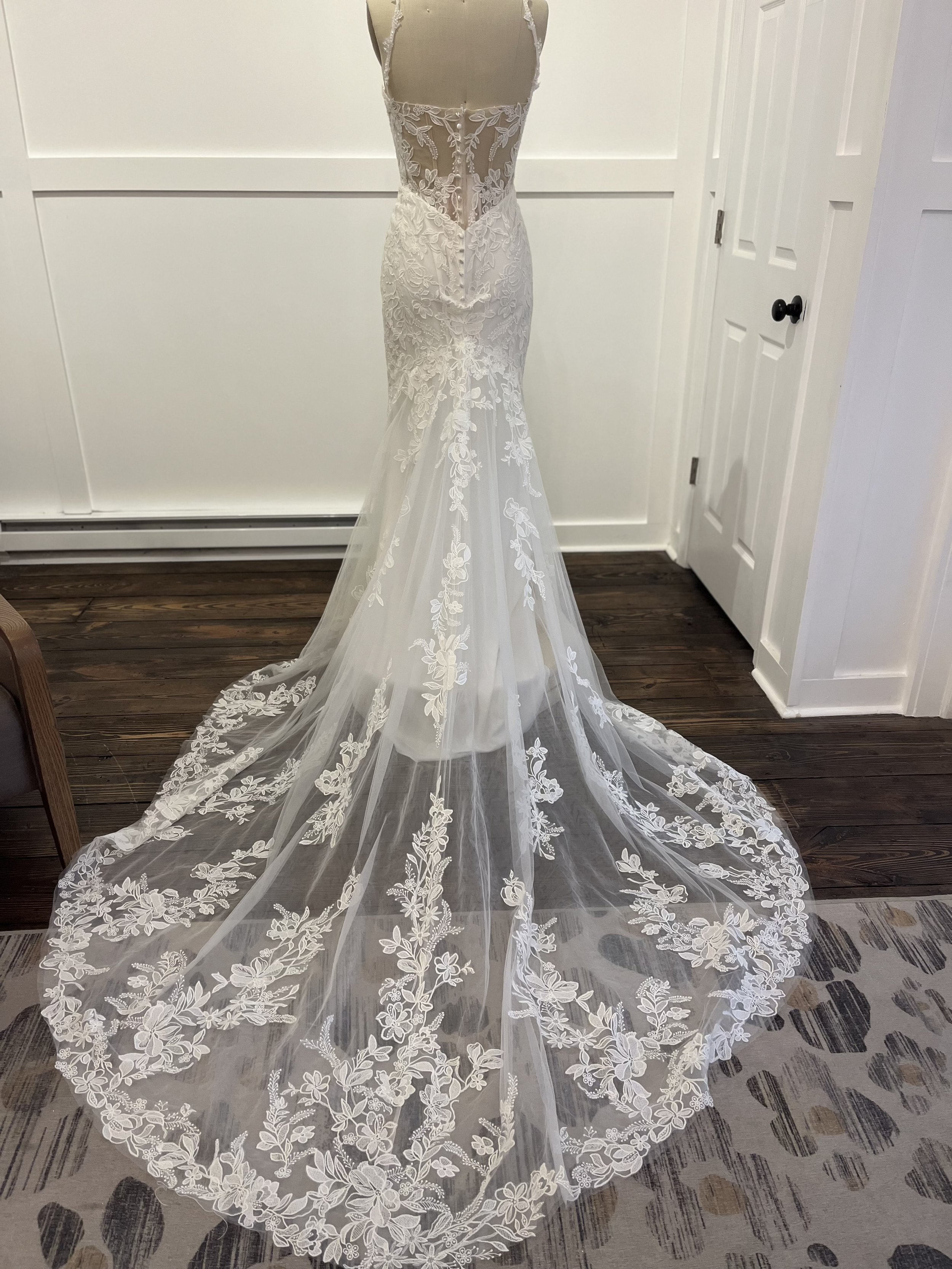 Eddy K Elise Wedding Gown Train