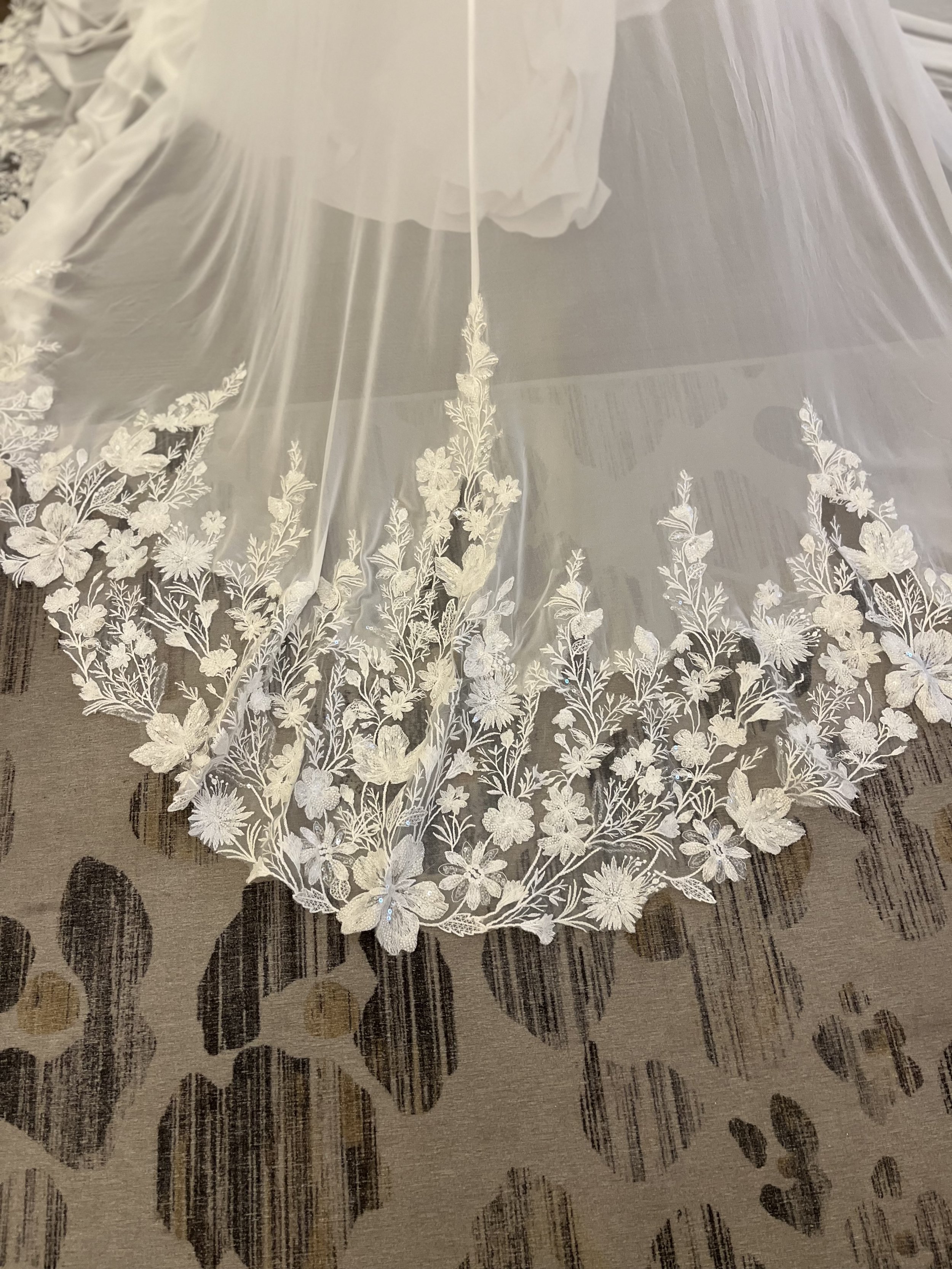 Lillian West Style 66286 Wedding Gown Train