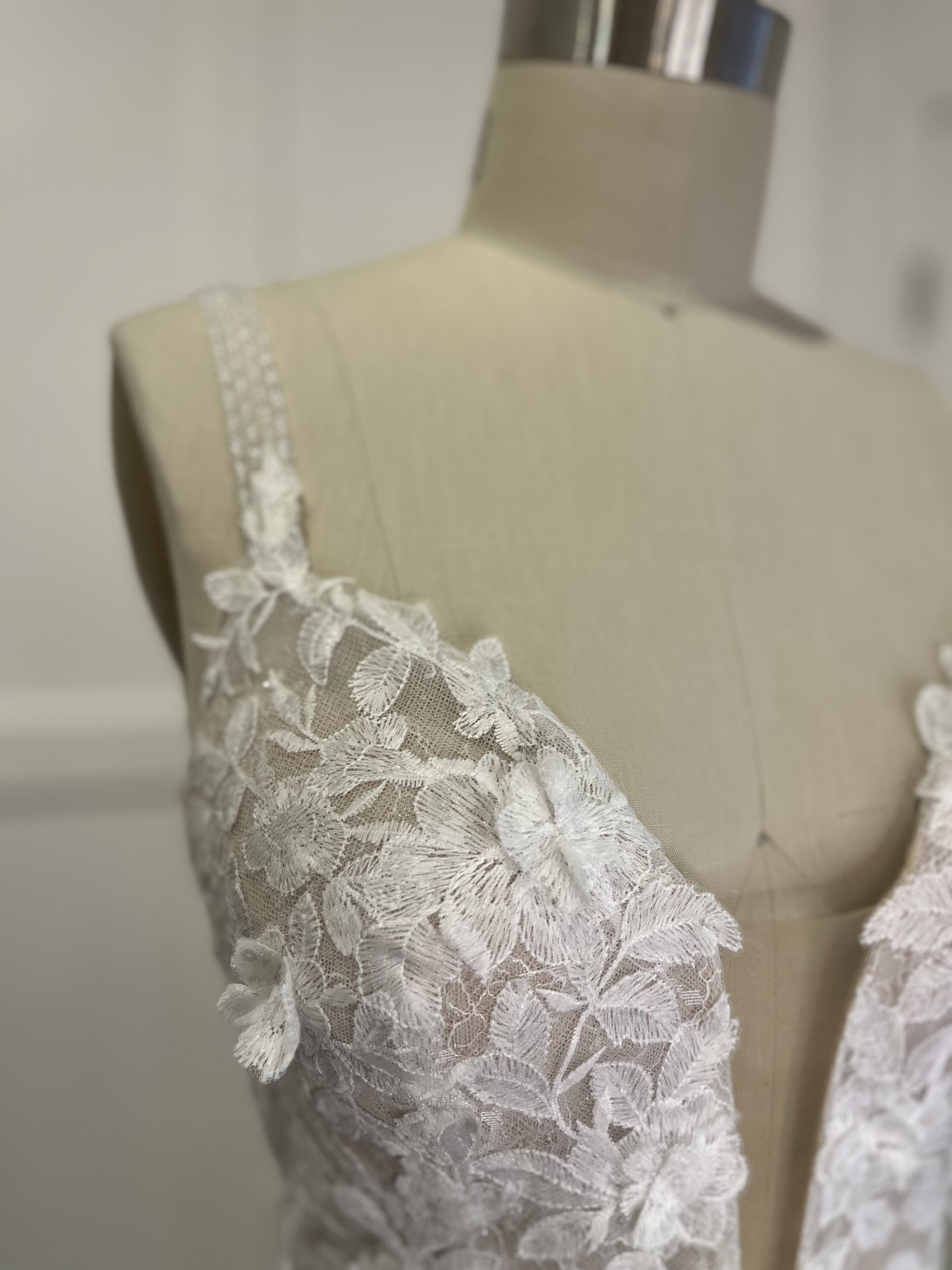 Madi Lane Sasha Wedding Gown Strap Detail