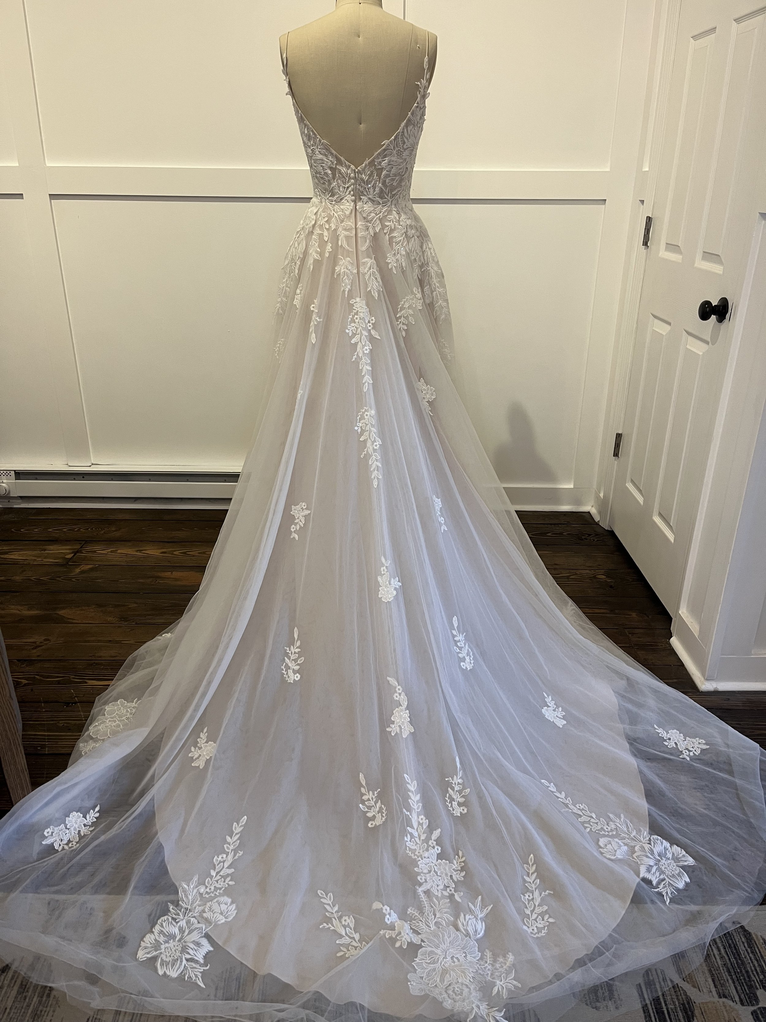 Lillian West Style 66275 Wedding Gown Back