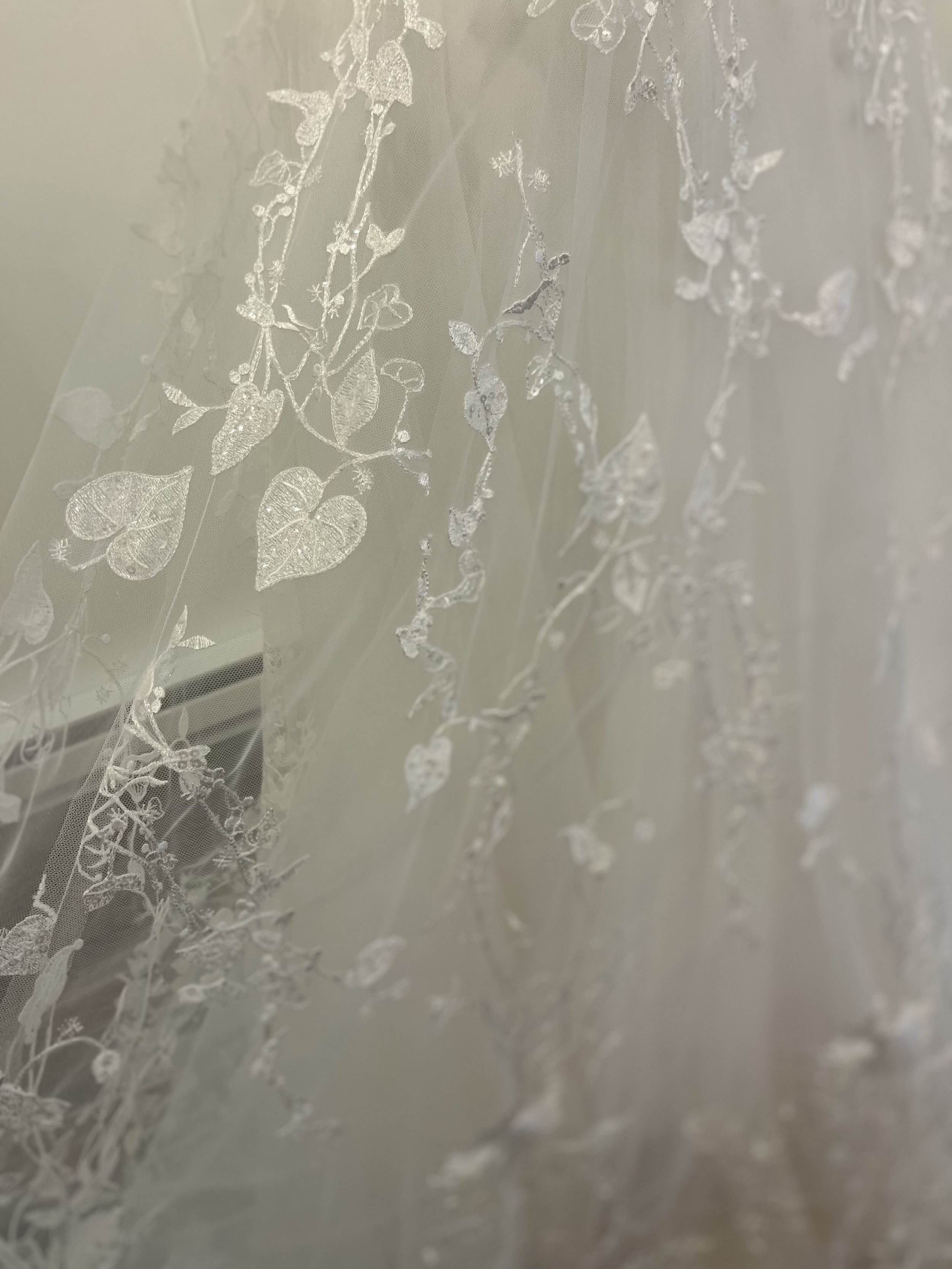 Lis Simon Nigella Wedding Gown Lace Detail