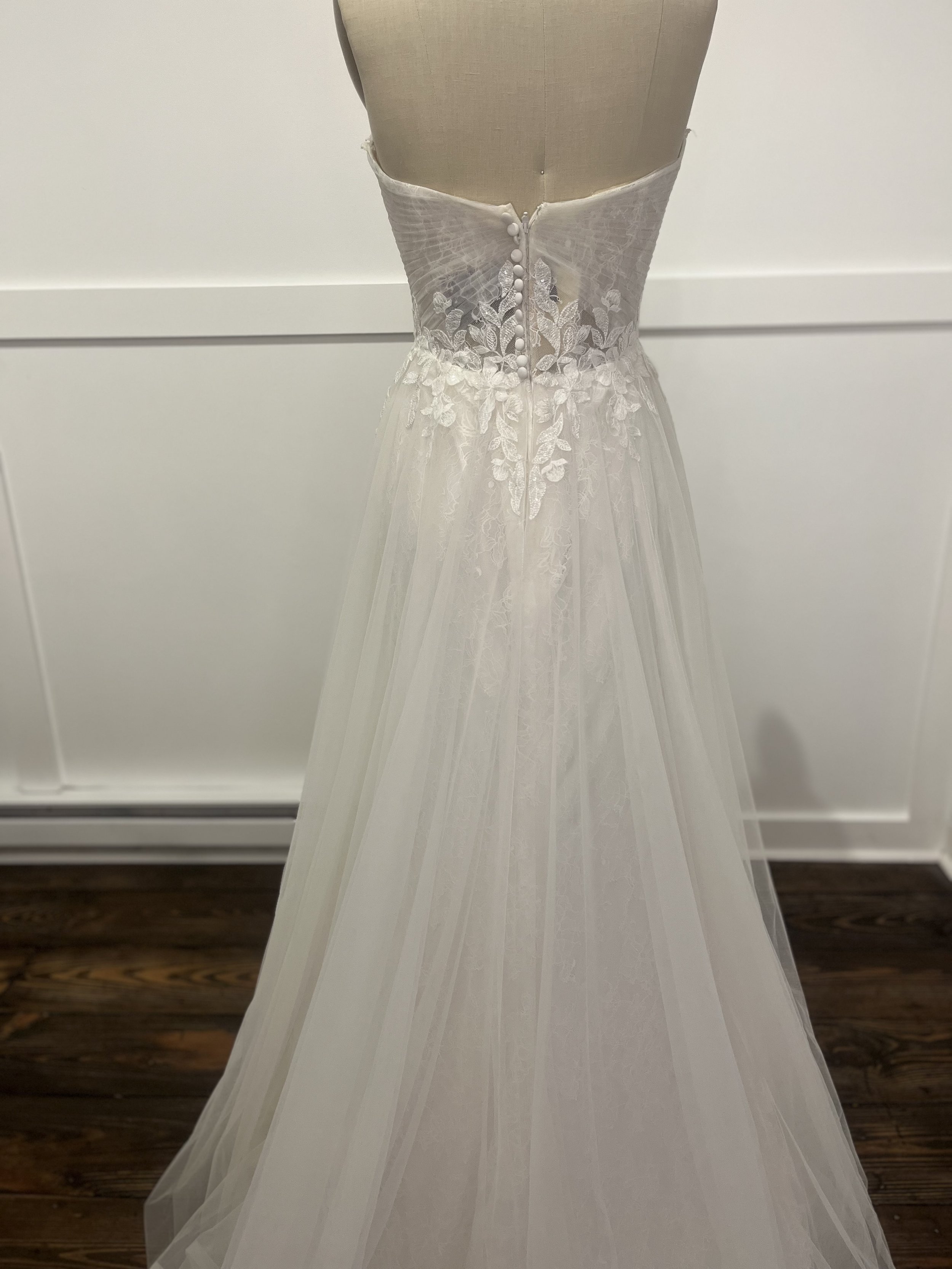 Justin Alexander 55179 Wedding Gown Back Detail