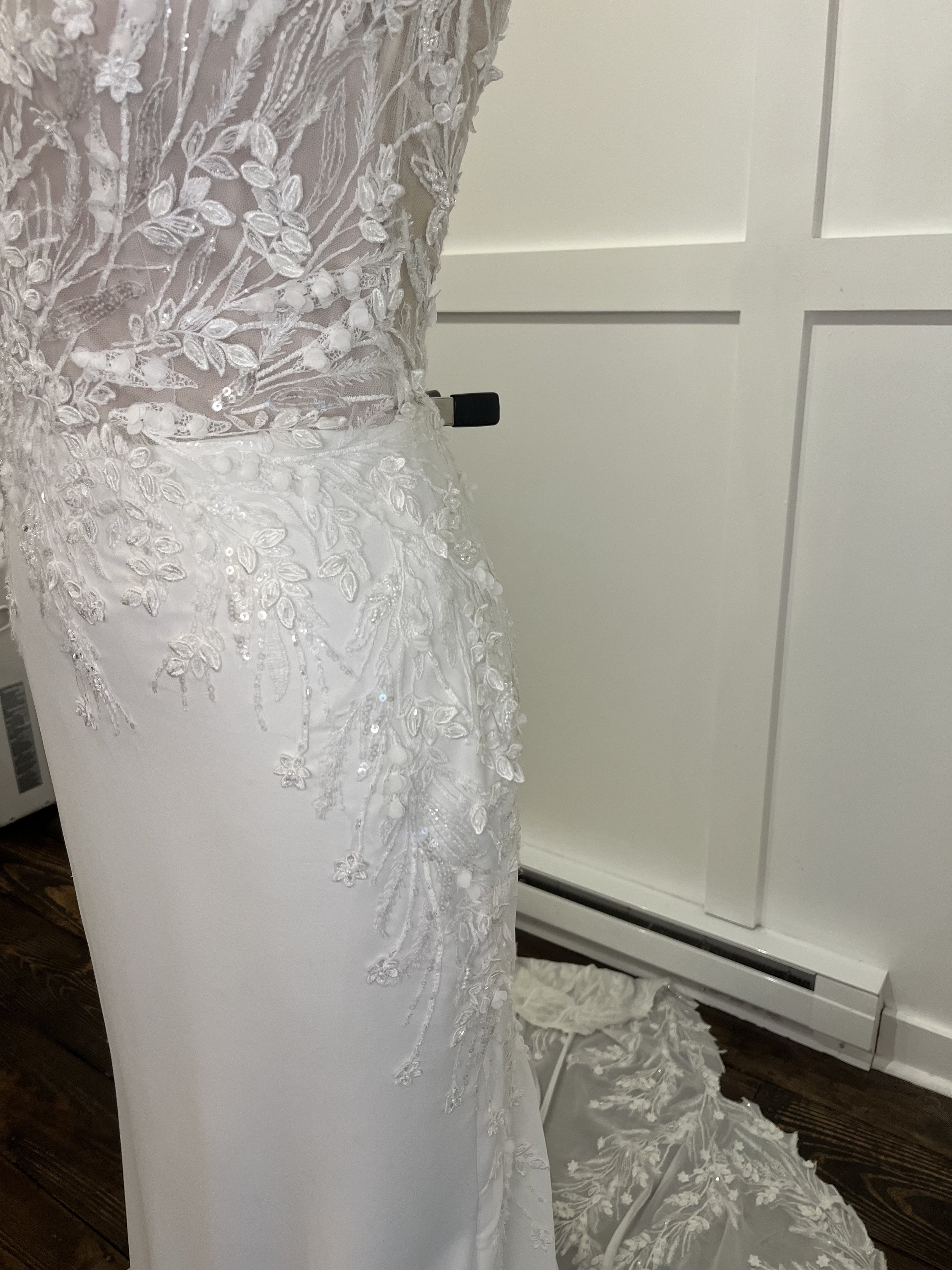 Lillian West Style 66265 Wedding Gown Side