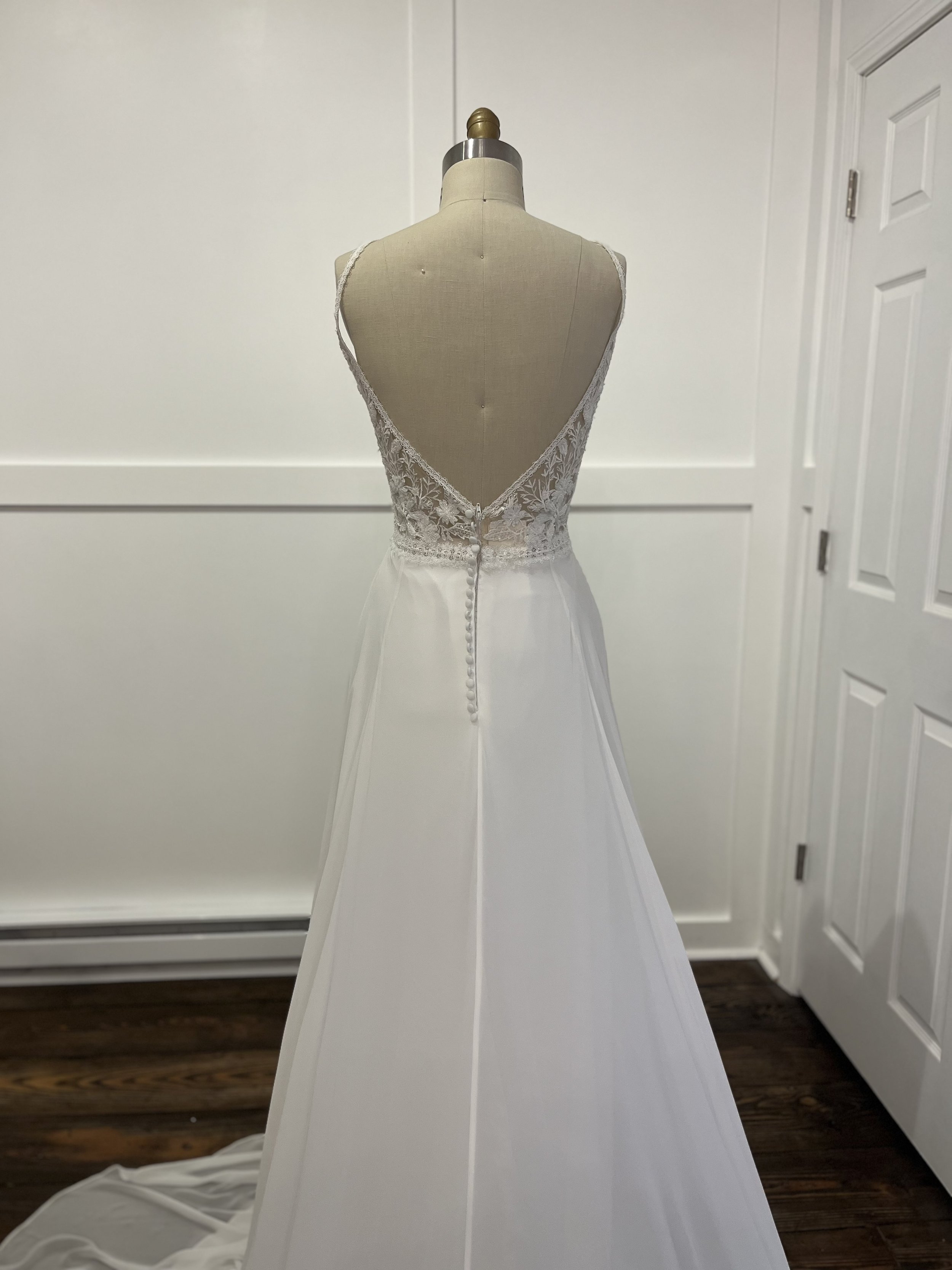 Lillian West Style 66286 Wedding Gown Back Detail