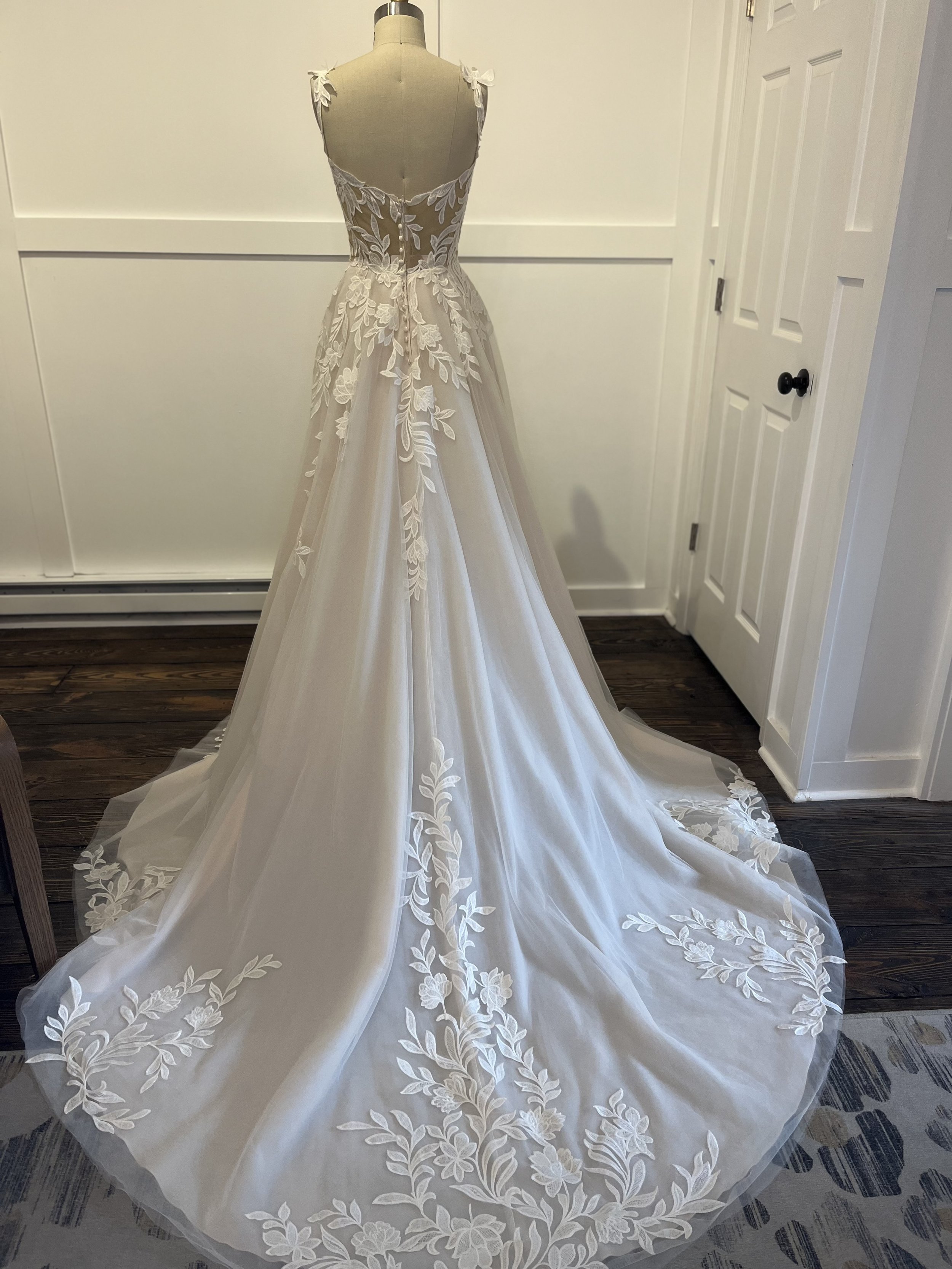 Eddy K Shelby Wedding Gown Back