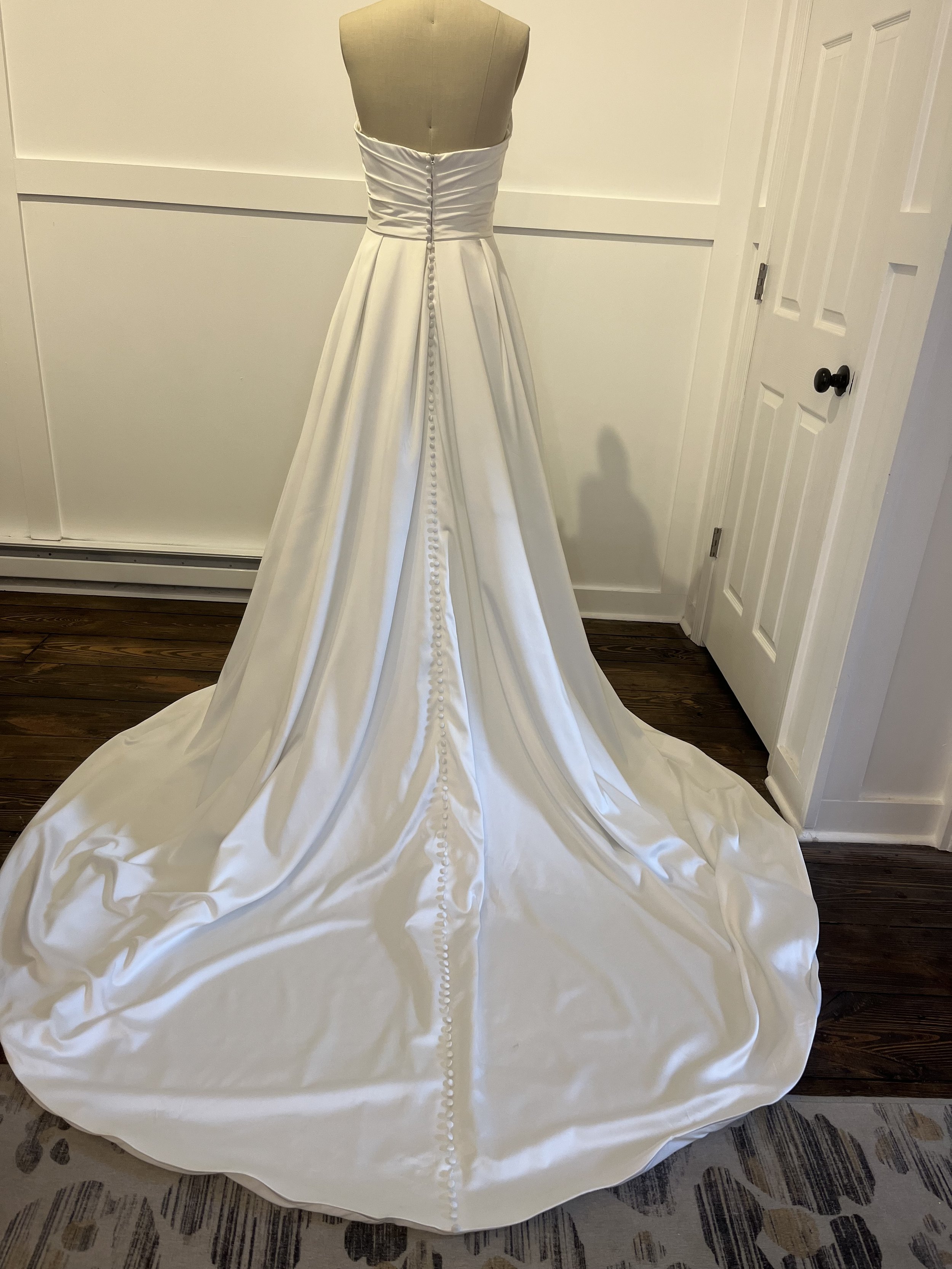 Madi Lane Spencer wedding gown Back