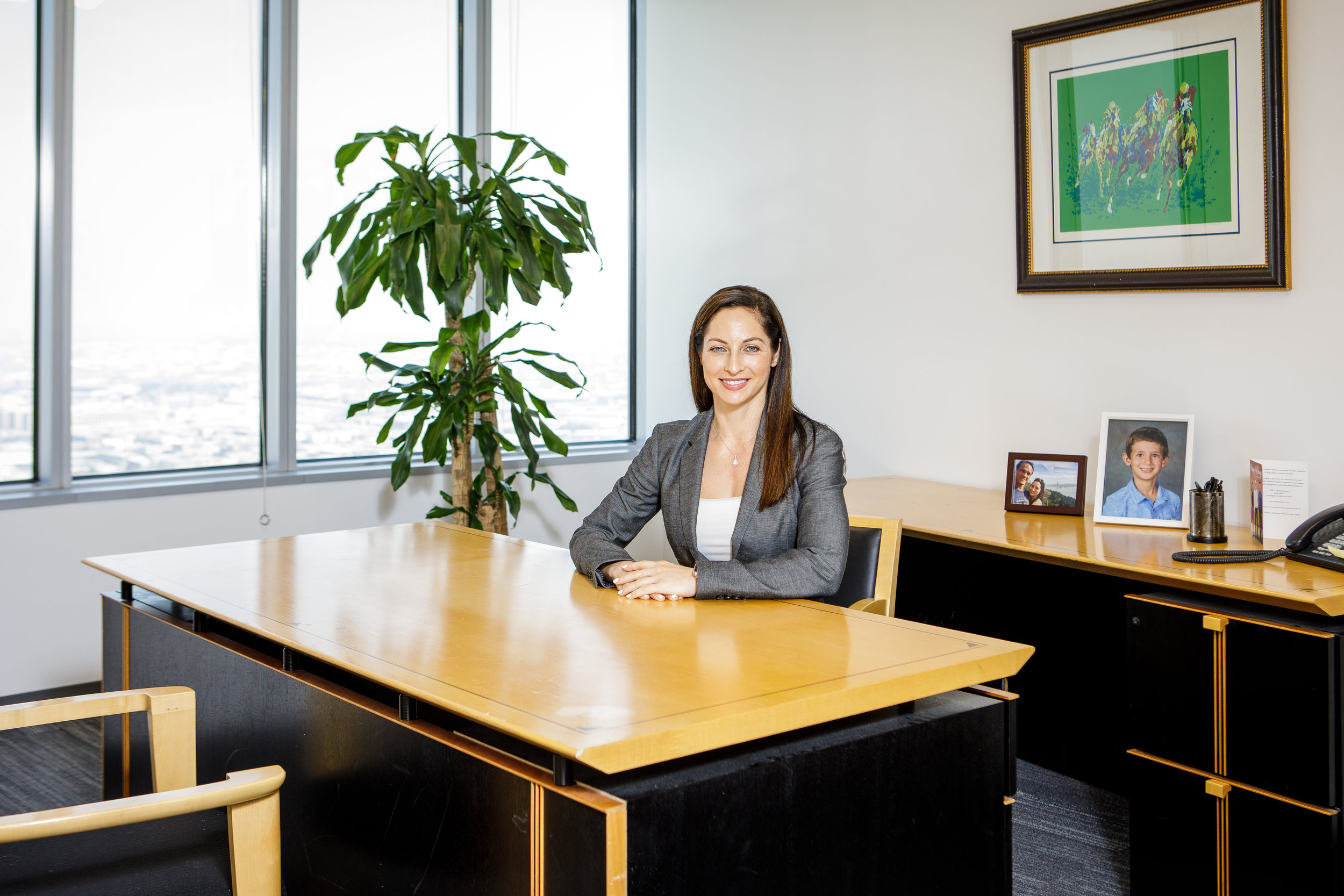 Kim In Her Office