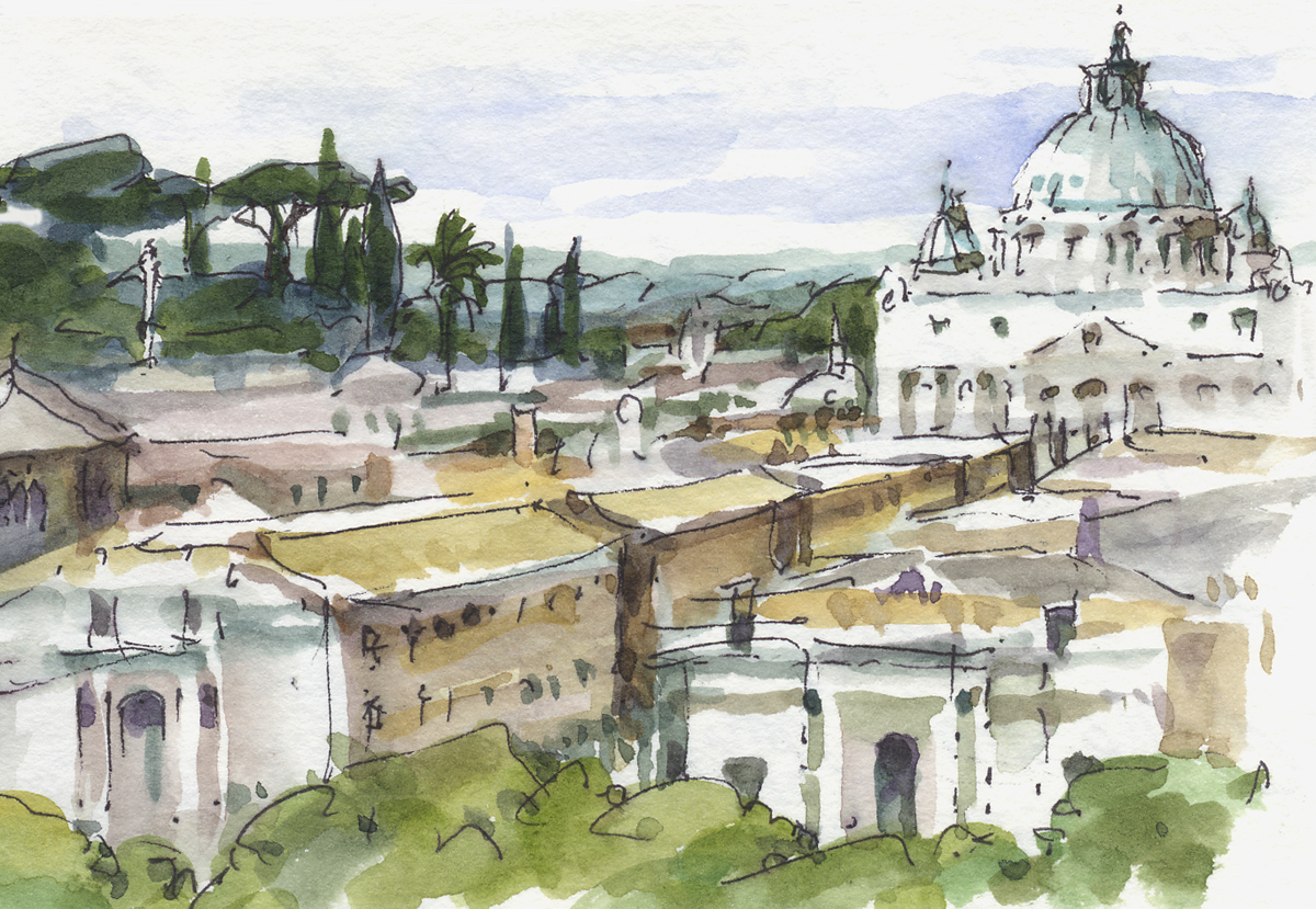 View at Castel Sant'Angelo