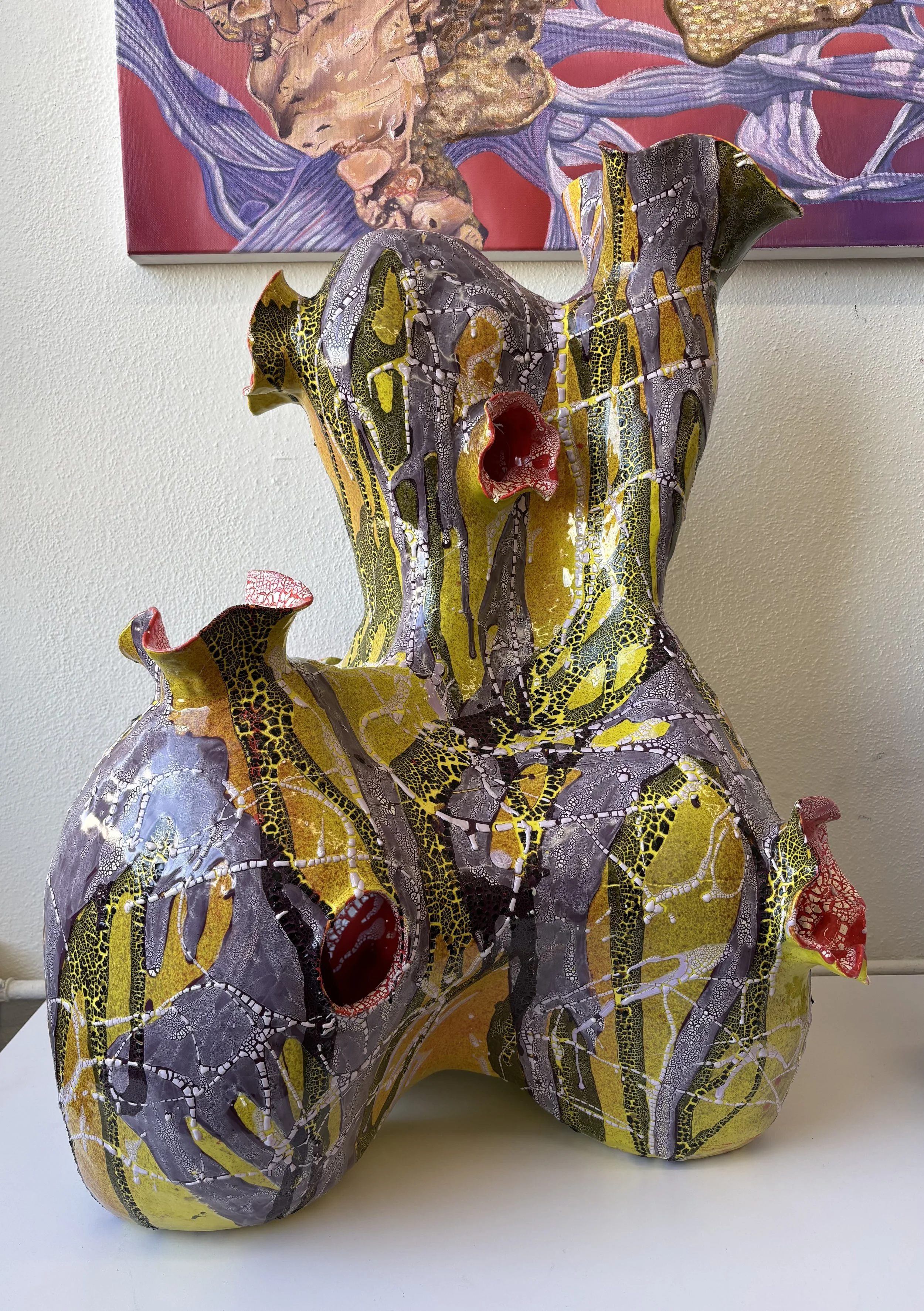 Wild at Heart, 2025, 32H x 22 x 22, ceramic, $14,000                               .jpg