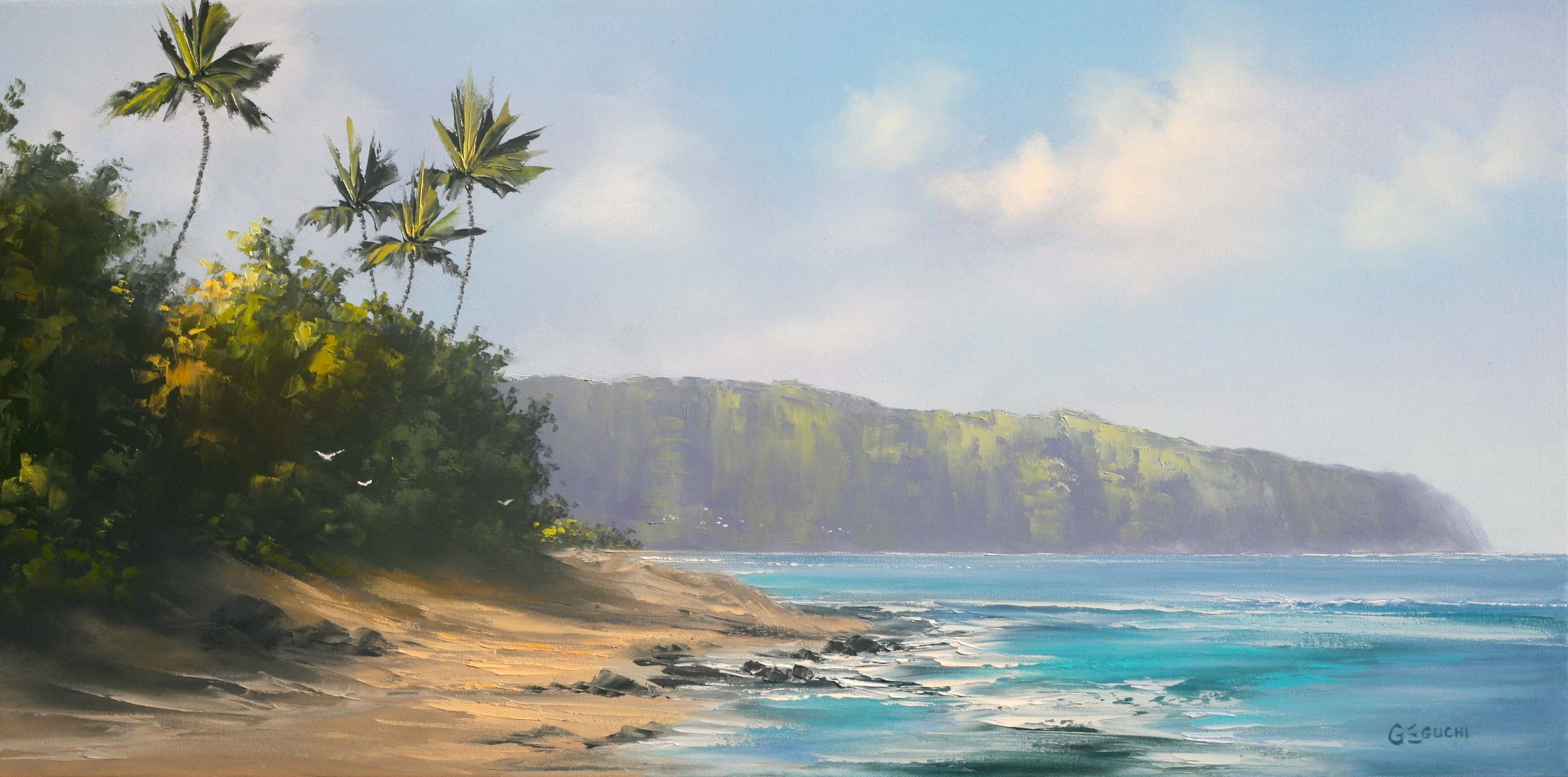 QUIET MORNING, SUNSET BEACH