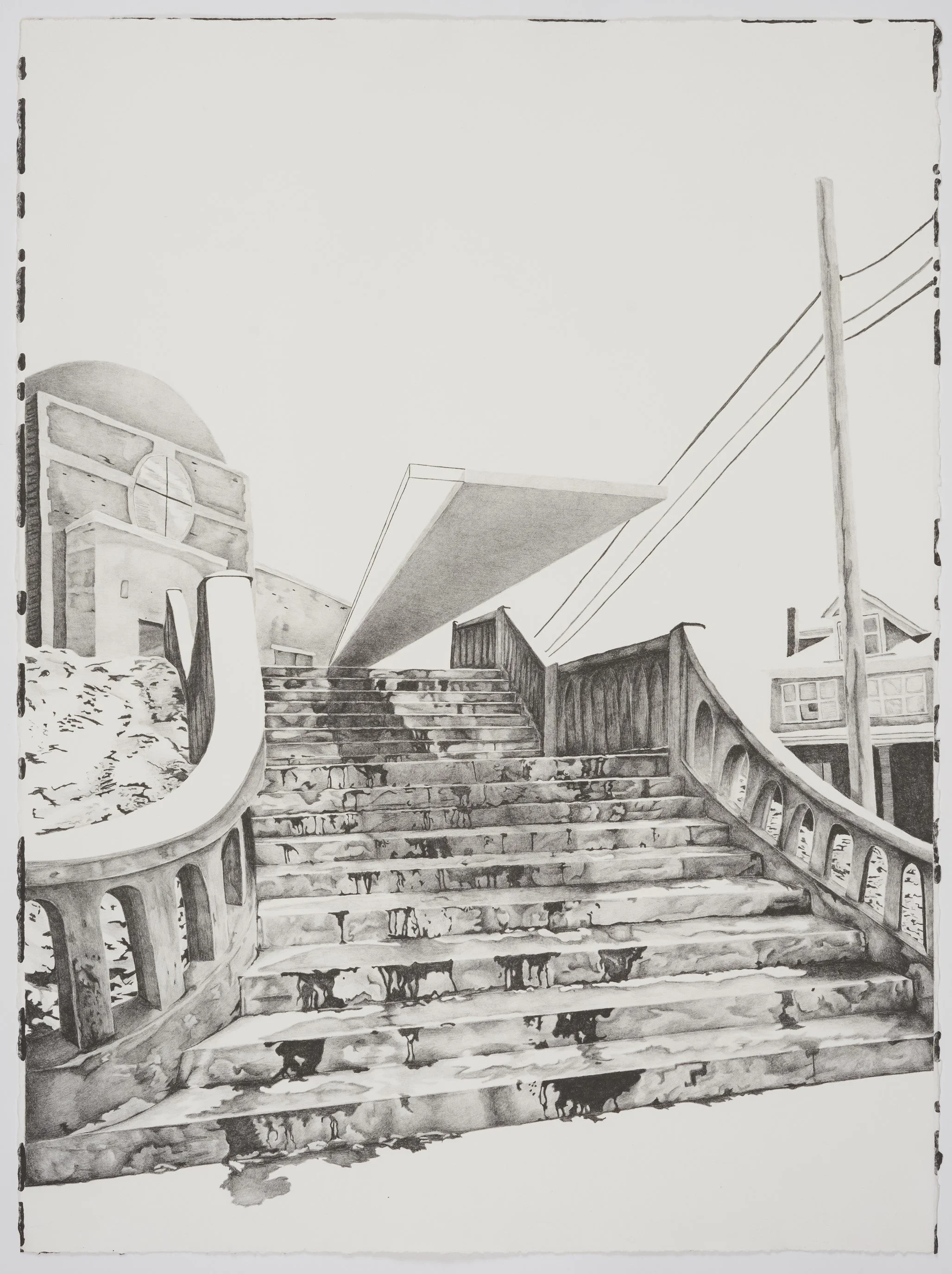   "Dive In"   22 × 30 in. Lithograph, 2020 