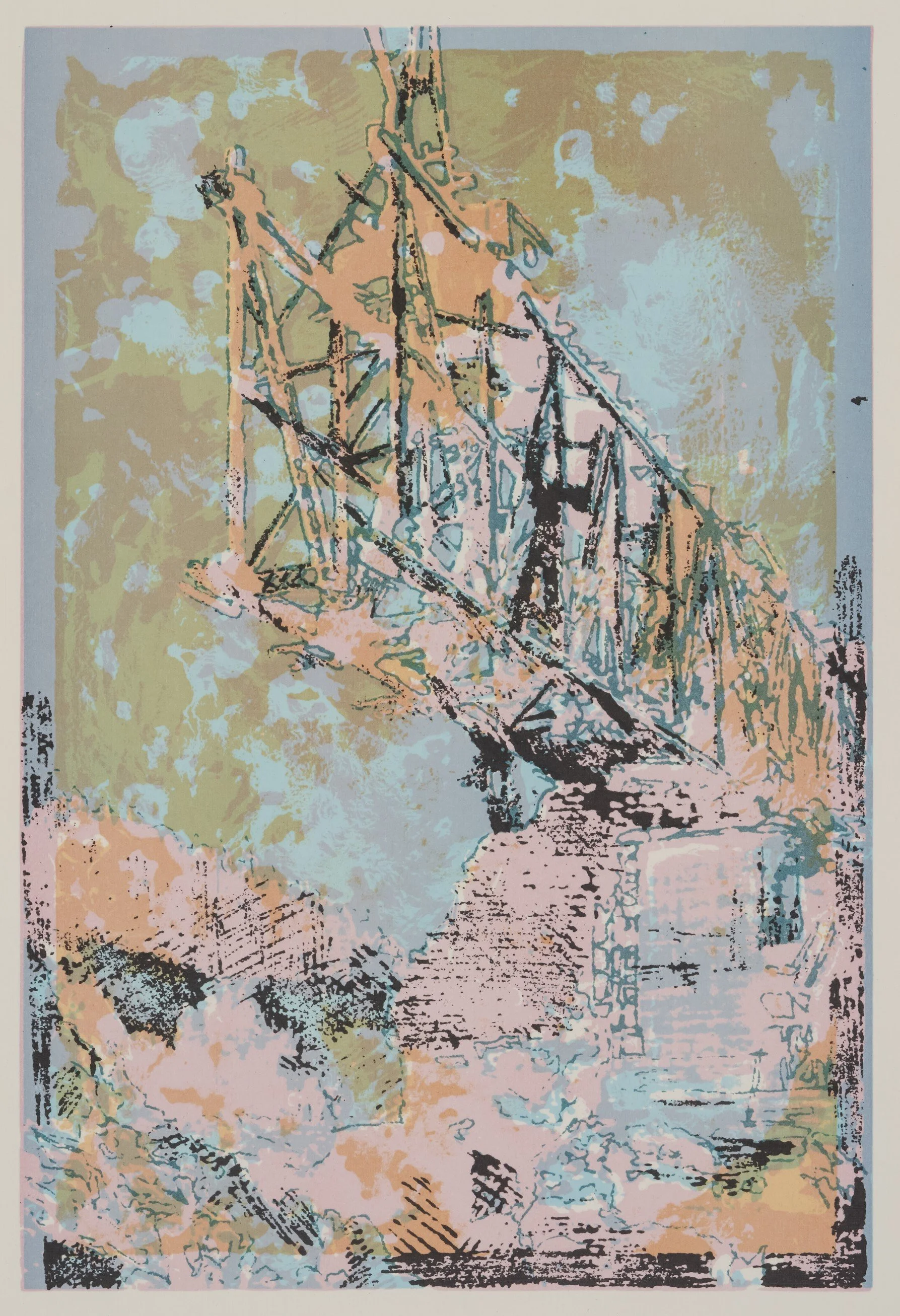  Untitled   "Fear Profit Org"   6 × 9 in. Offset Lithograph, 2018 