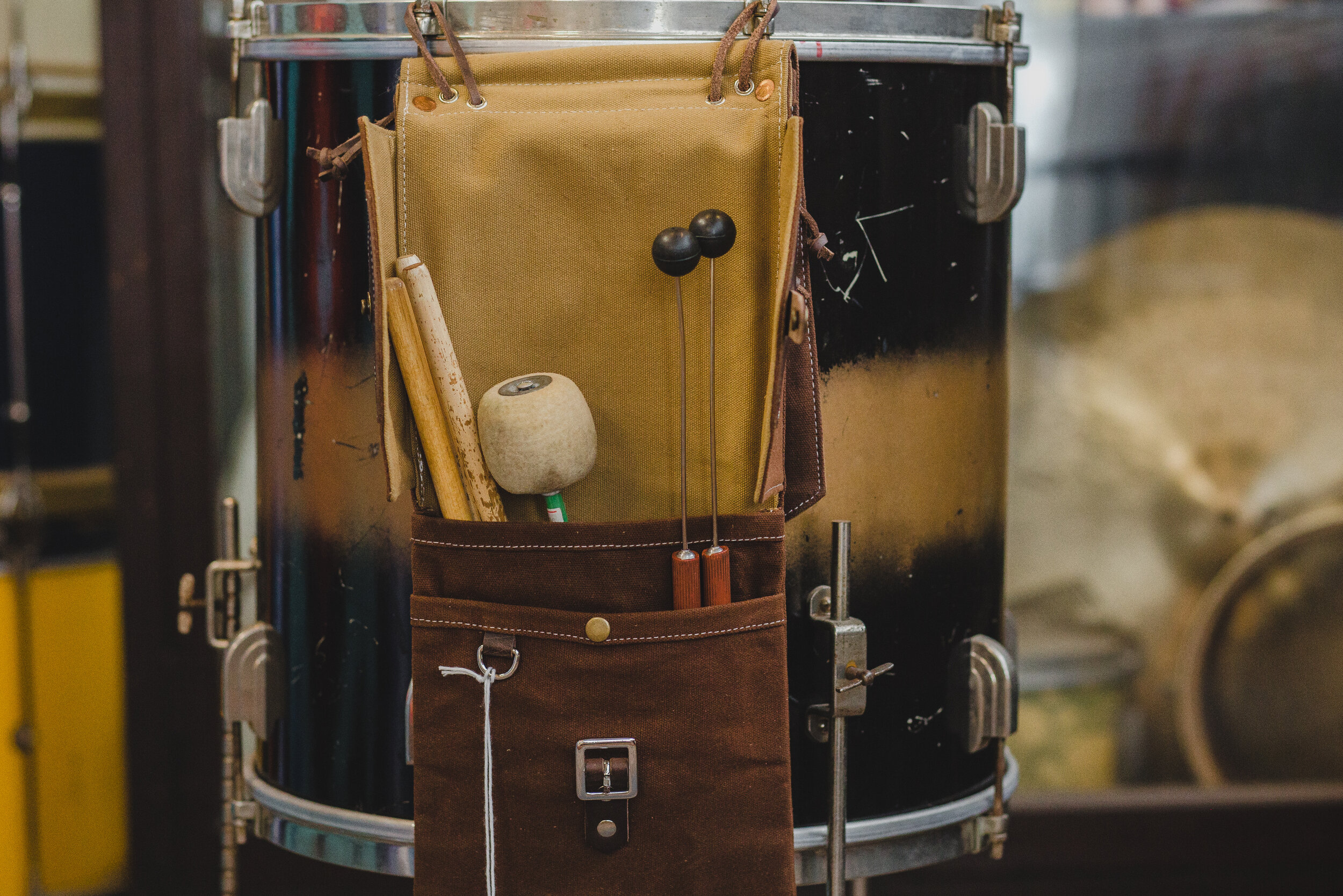 Tackle Waxed Canvas Compact Drum Stick Bag — Nelson Drum Shop