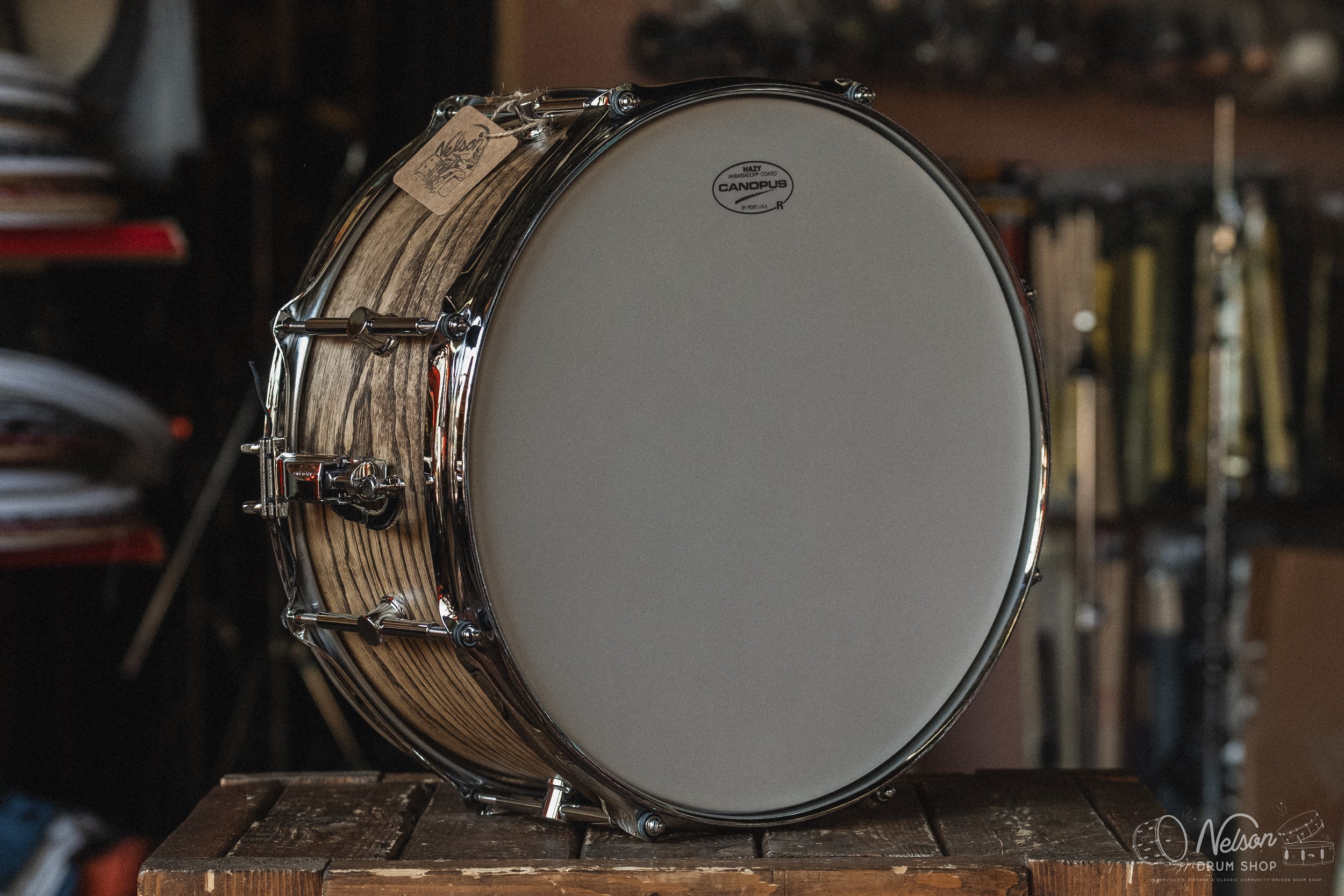 Canopus Ash in Natural Oil - 6.5x14 — Nelson Drum Shop