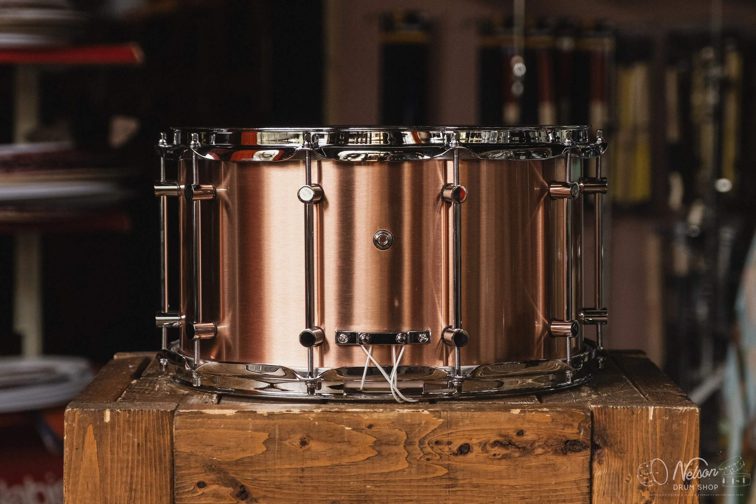 BreadWinner 'Pocket Change' in Lacquered Copper 8x14 — Nelson Drum Shop