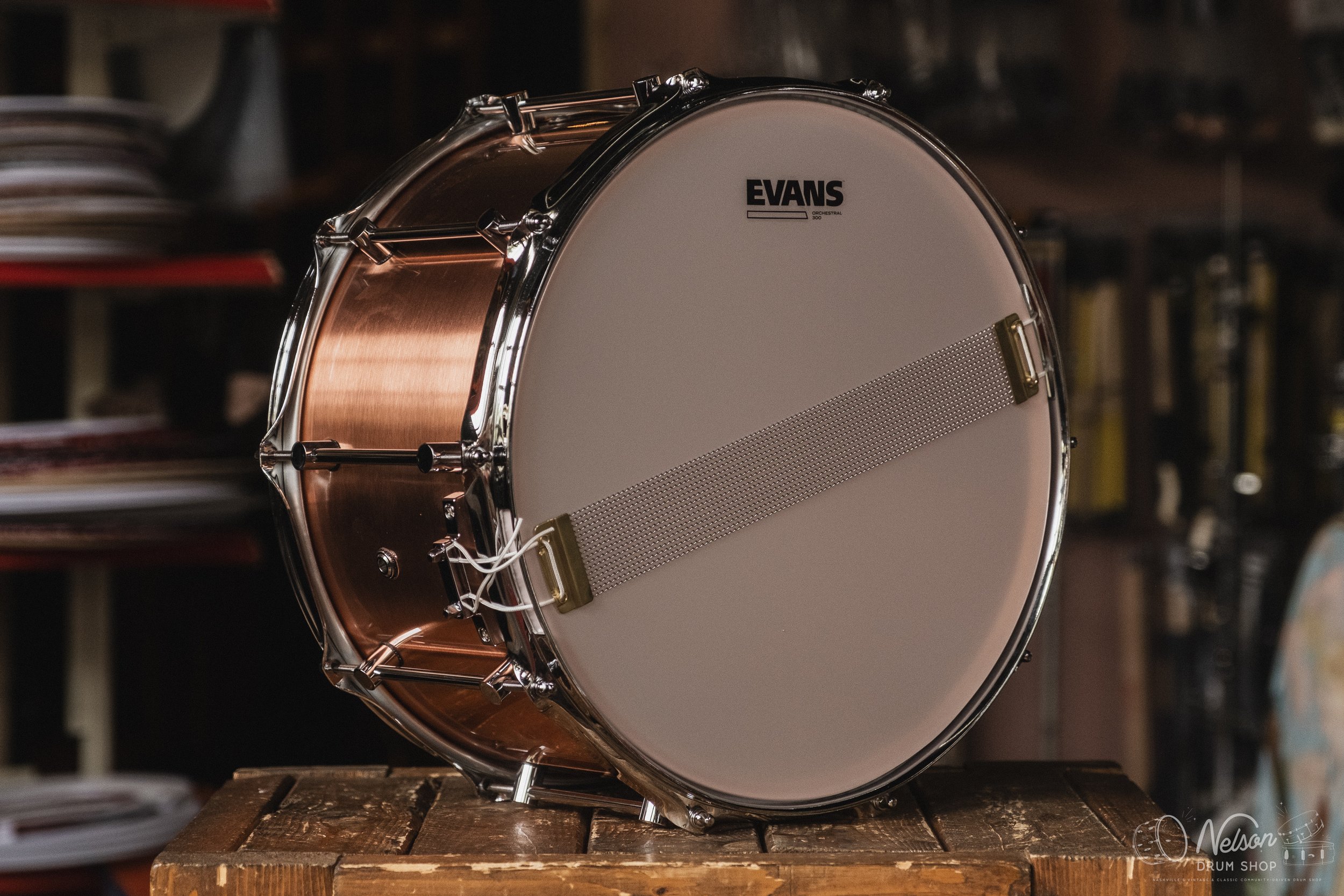 BreadWinner 'Pocket Change' in Lacquered Copper 8x14 — Nelson Drum Shop