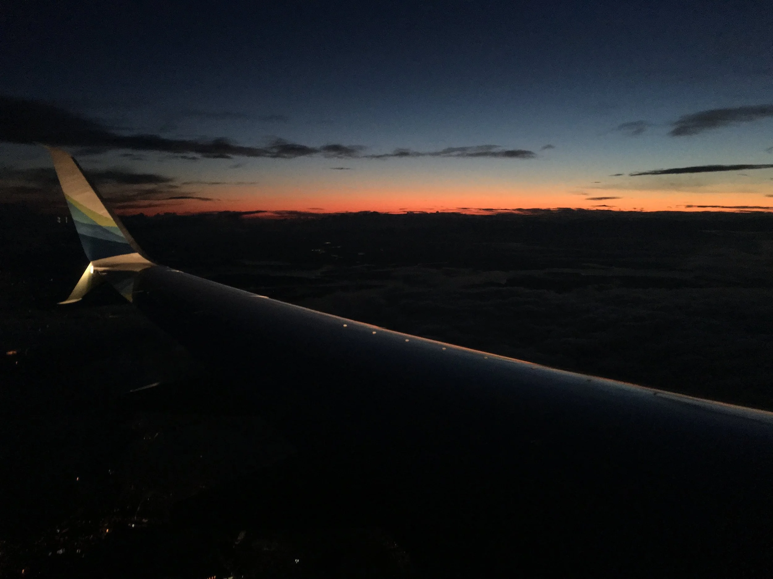Funny thing about flying from Santa Monica to Seattle in summer. You chase the sunset the whole way.