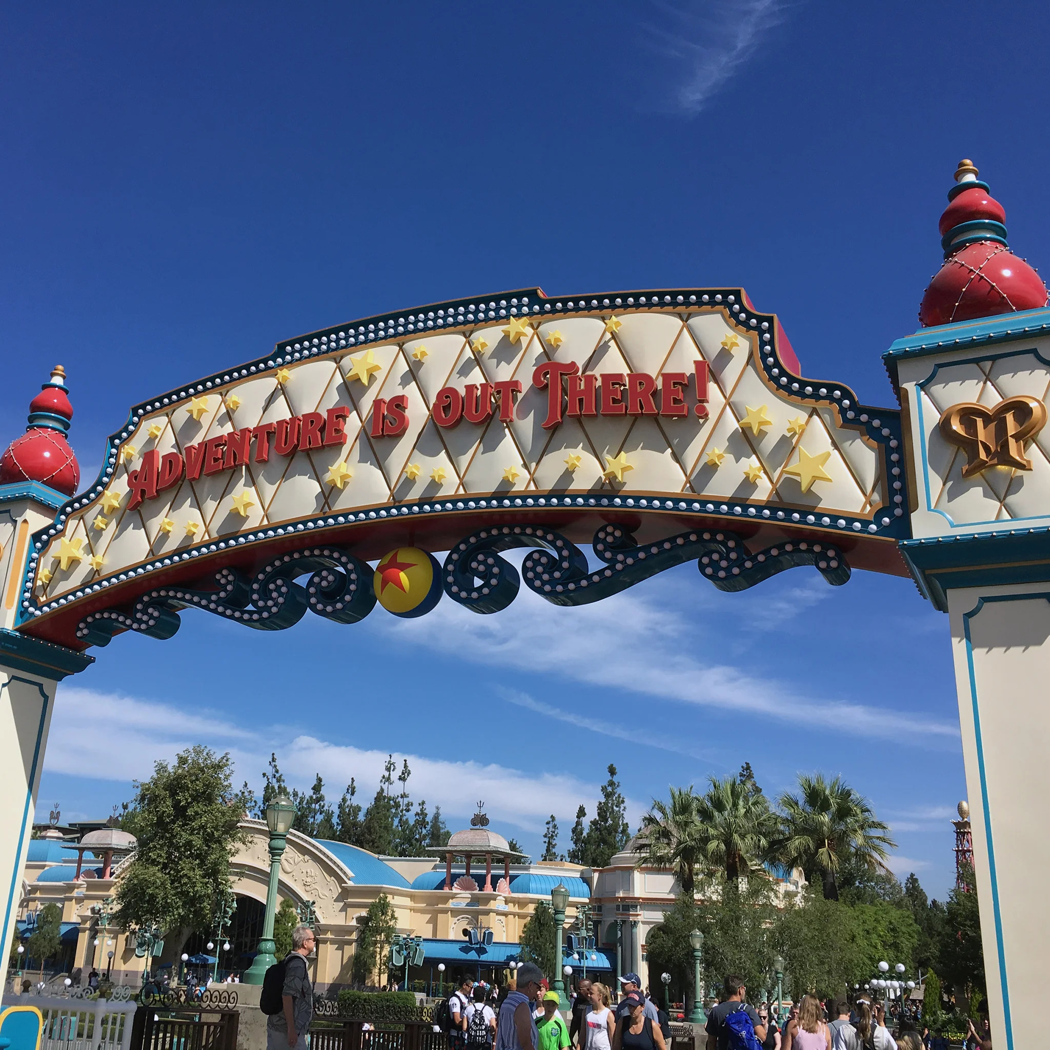 Pixar Pier - the remodel of Paradise Pier. Felt better themed, was a lot of fun.