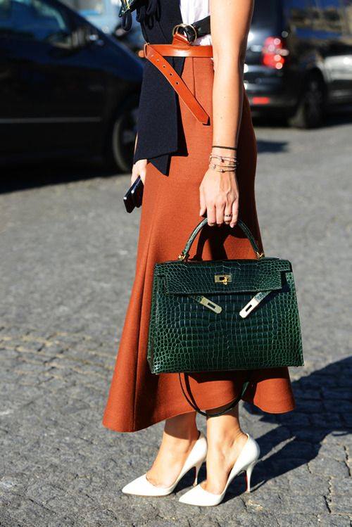 her hermes bag