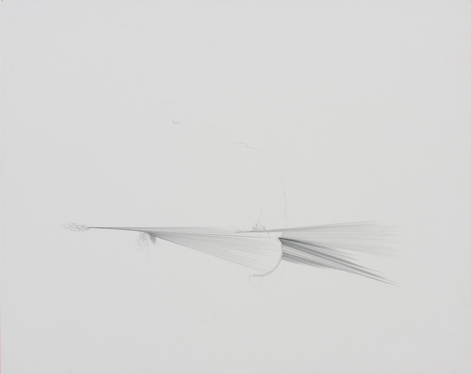  untitled, graphite on paper, 2005, 22 x 30 inches 