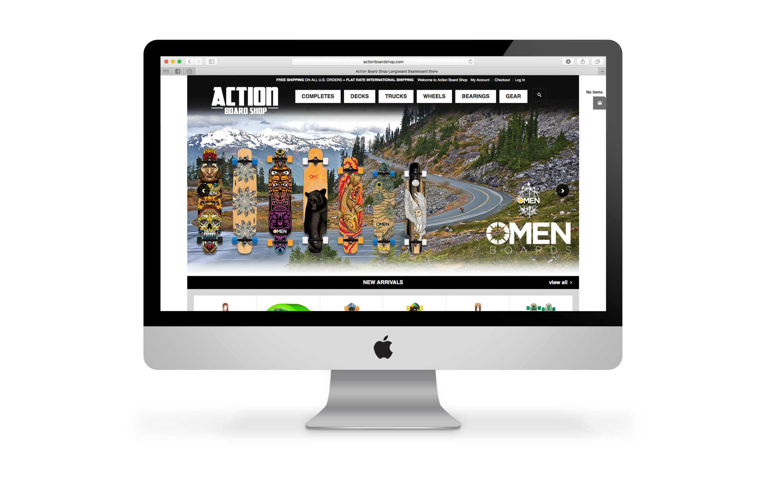 Omen Boards x Action Boardshop :: Slider Image