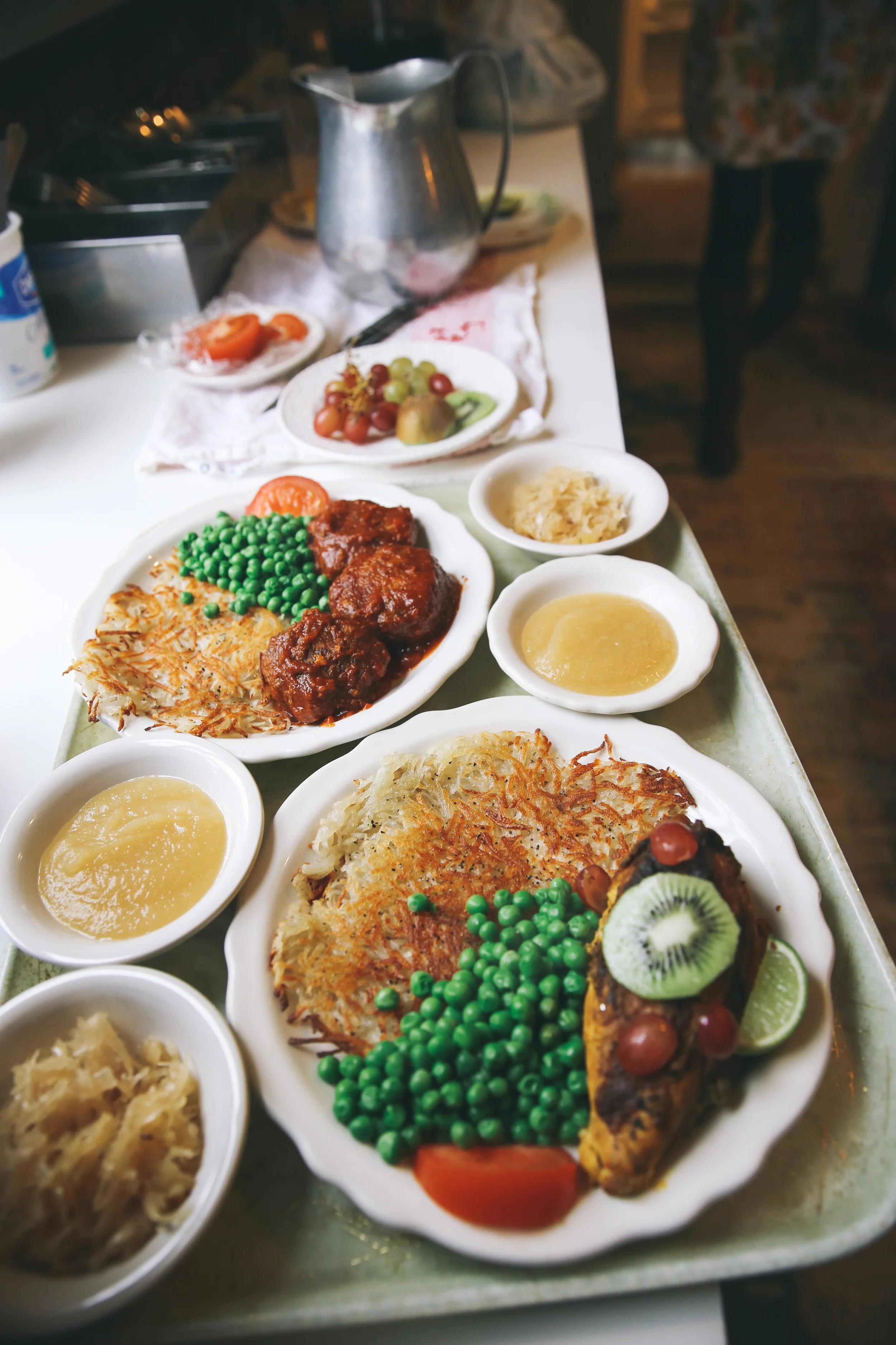 Food at the Hütte: Helvetia, W.Va.